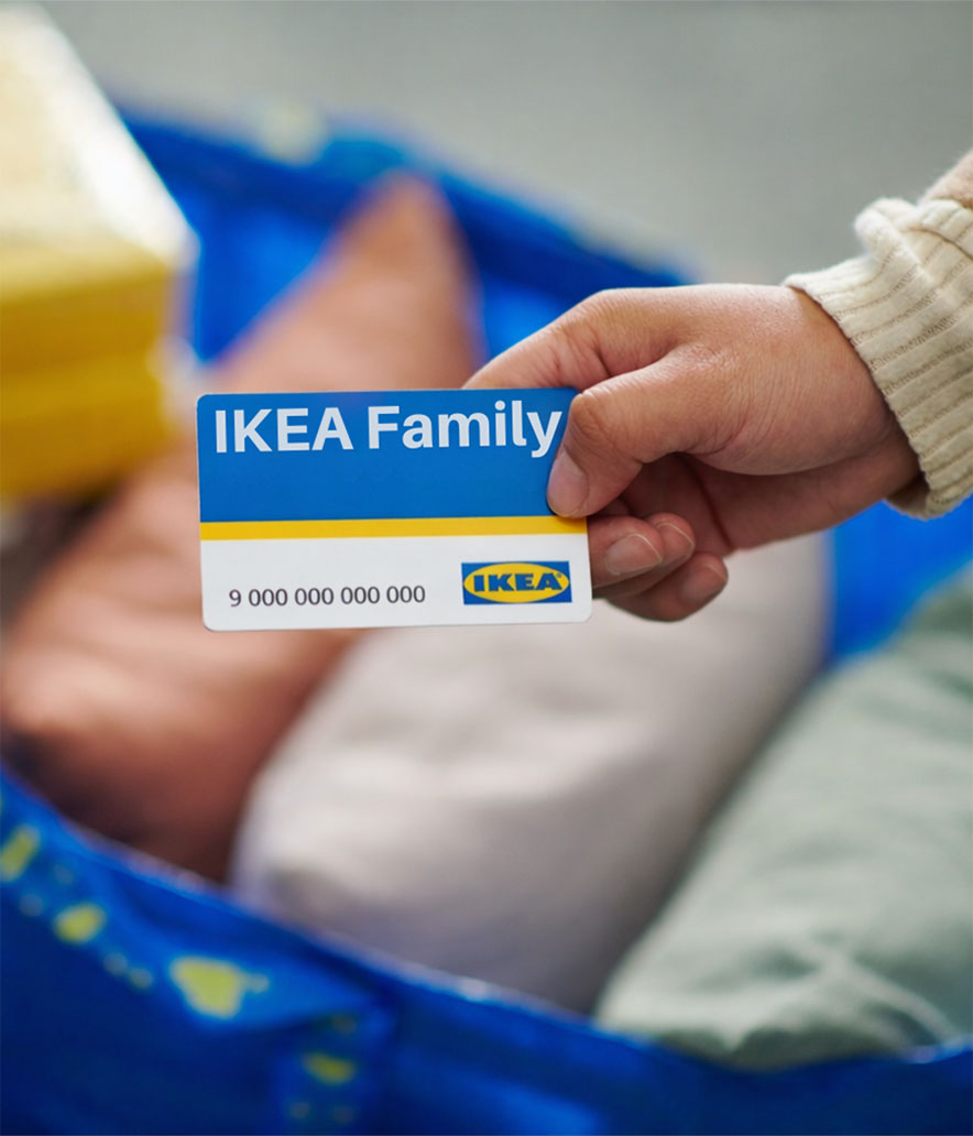 Γίνετε μέλος του IKEA Family για να απολαμβάνετε αποκλειστικές προσφορές & μοναδικά προνόμια!