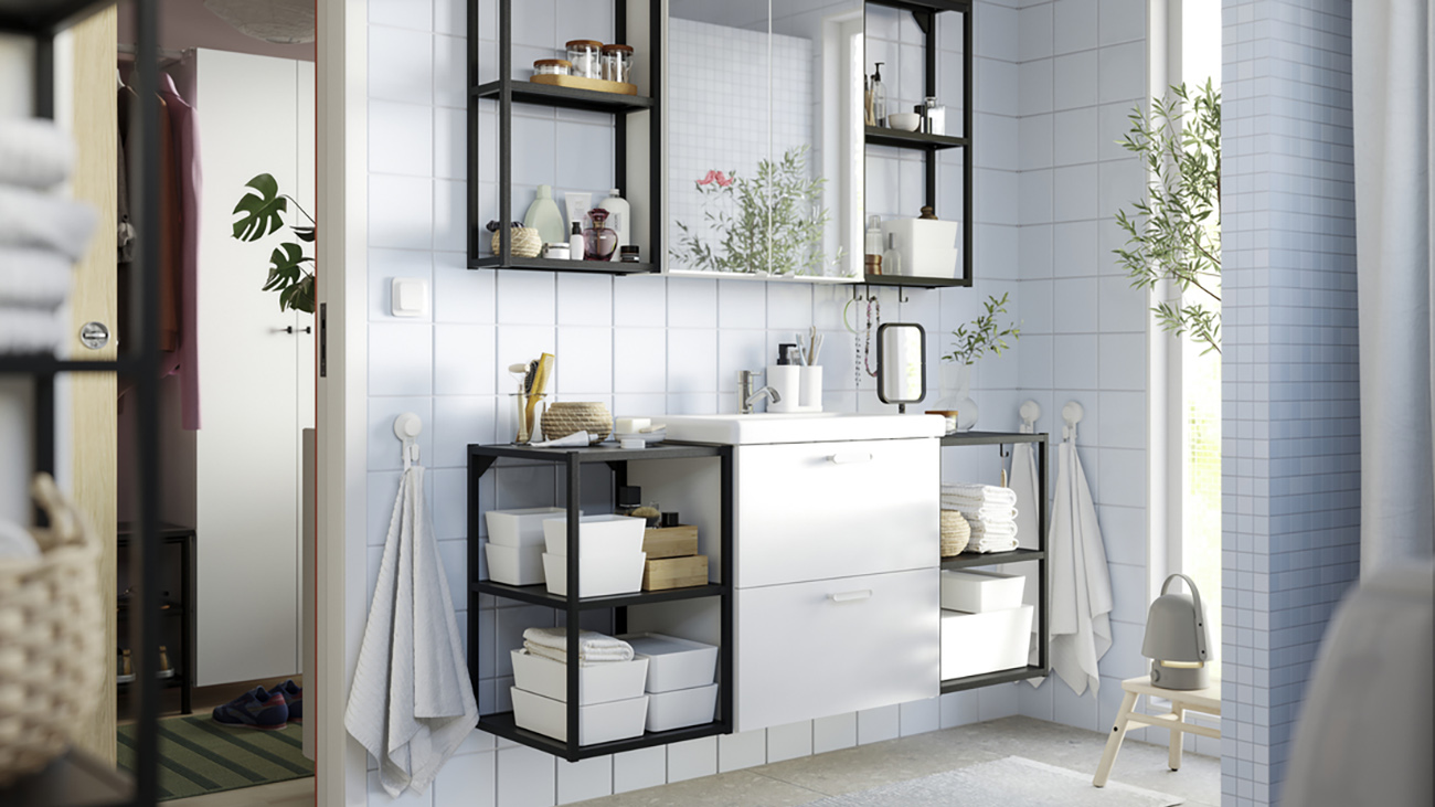 IKEA -  Αποθήκευση μπάνιου: Απλός σχεδιασμός και έξυπνες λύσεις