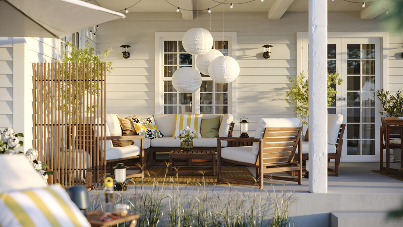 IKEA - A generous outdoor living room to enjoy with family and friends