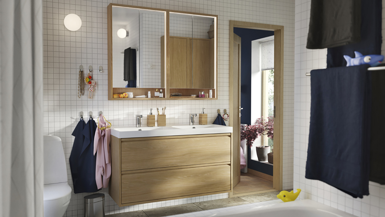 IKEA -  Έξυπνες λύσεις για ένα φιλόξενο μπάνιο για όλη την οικογένεια
