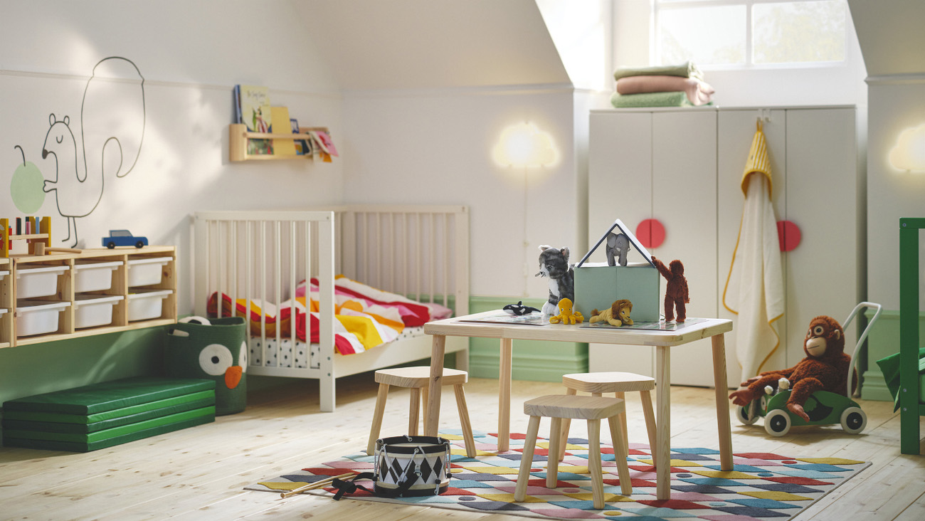 IKEA - Ένα παιδικό δωμάτιο διδύμων σε σκανδιναβικό στιλ