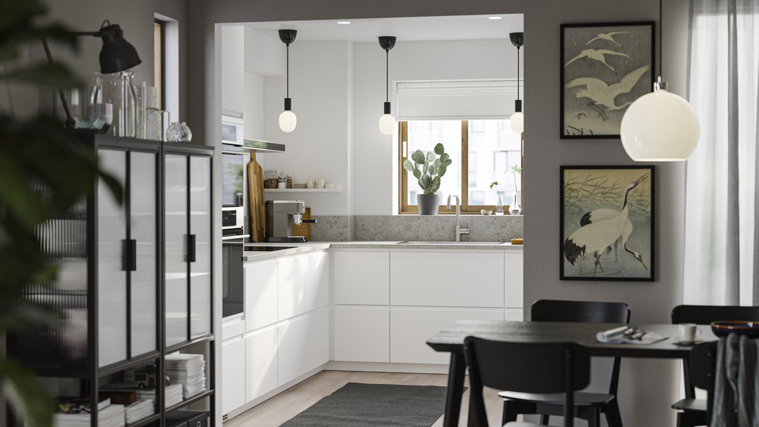 IKEA - A bright and calm kitchen