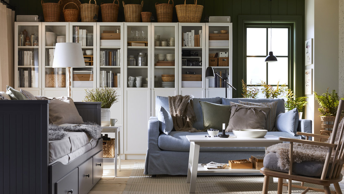 IKEA - A cottage-style living room inspired by Nordic forests