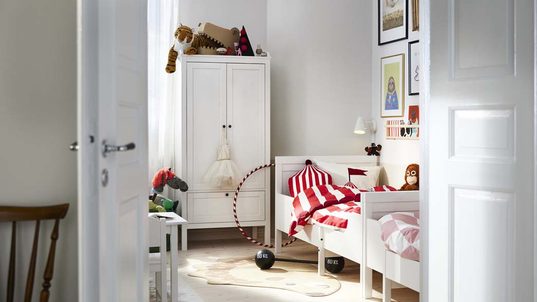 IKEA - Ένα χαρούμενο καταφύγιο σε ένα υπνοδωμάτιο για όλη την οικογένεια