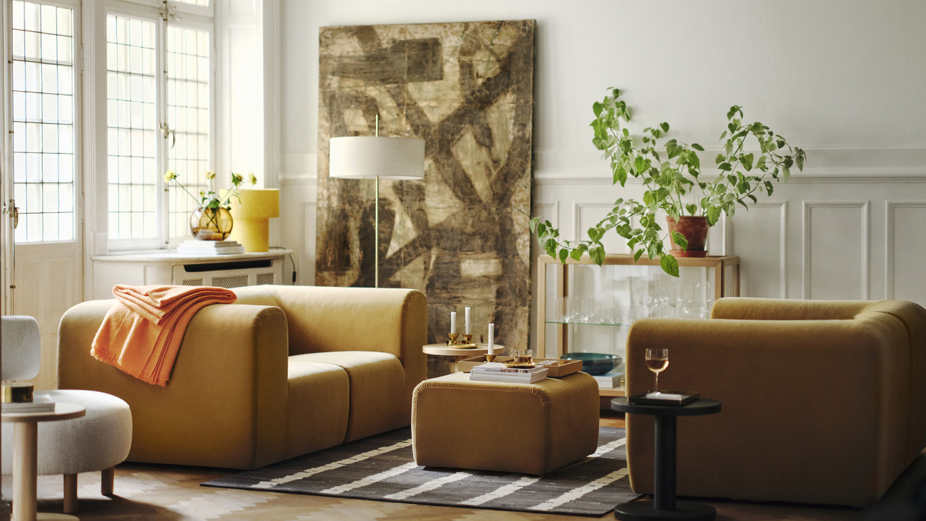 IKEA - A modern living room with a timeless look for your cosy mingles