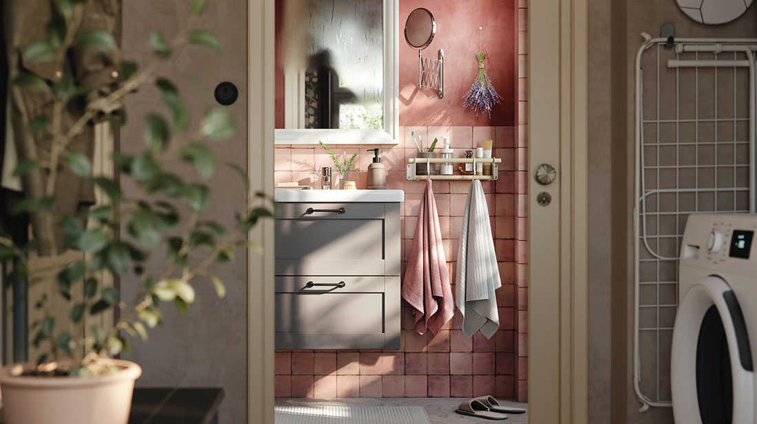 IKEA - A small bathroom that will lift your spirits