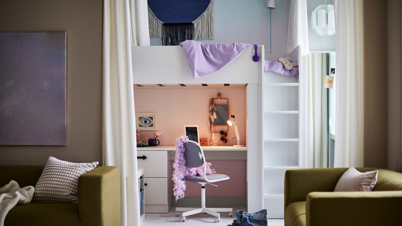 IKEA - A unique tween bedroom – in a nook