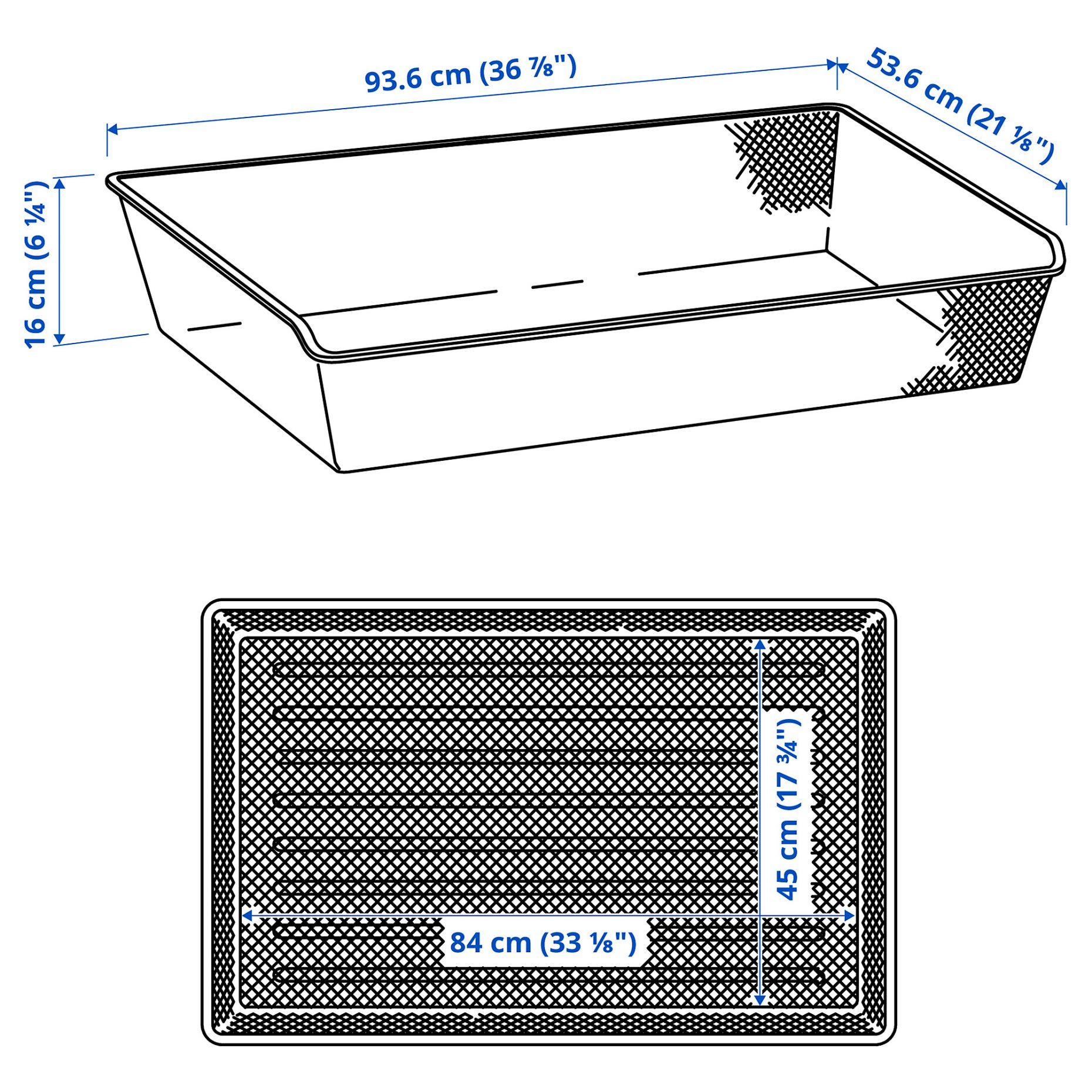 KOMPLEMENT, mesh basket, 002.572.98