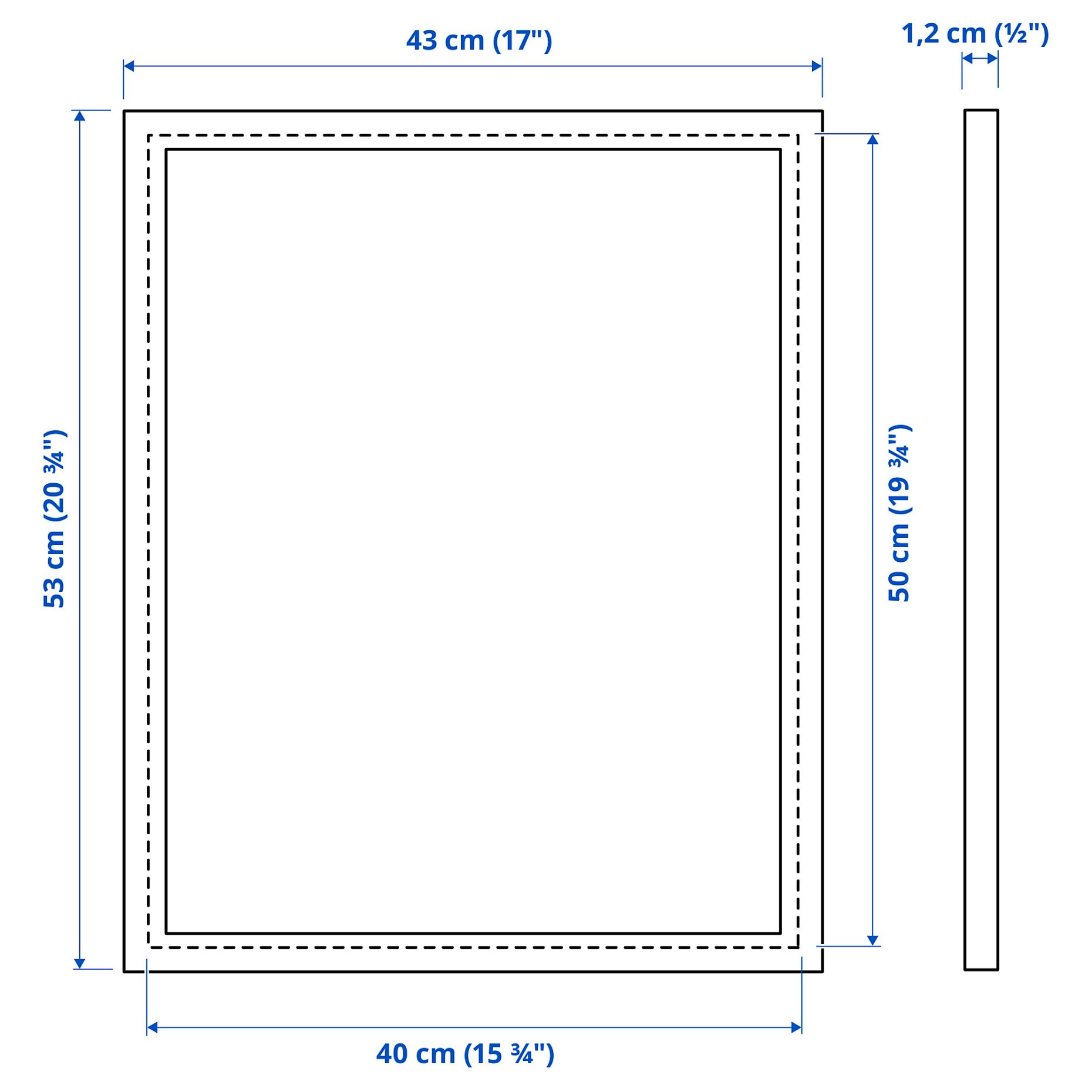 FISKBO, frame, 40x50 cm, 003.003.86