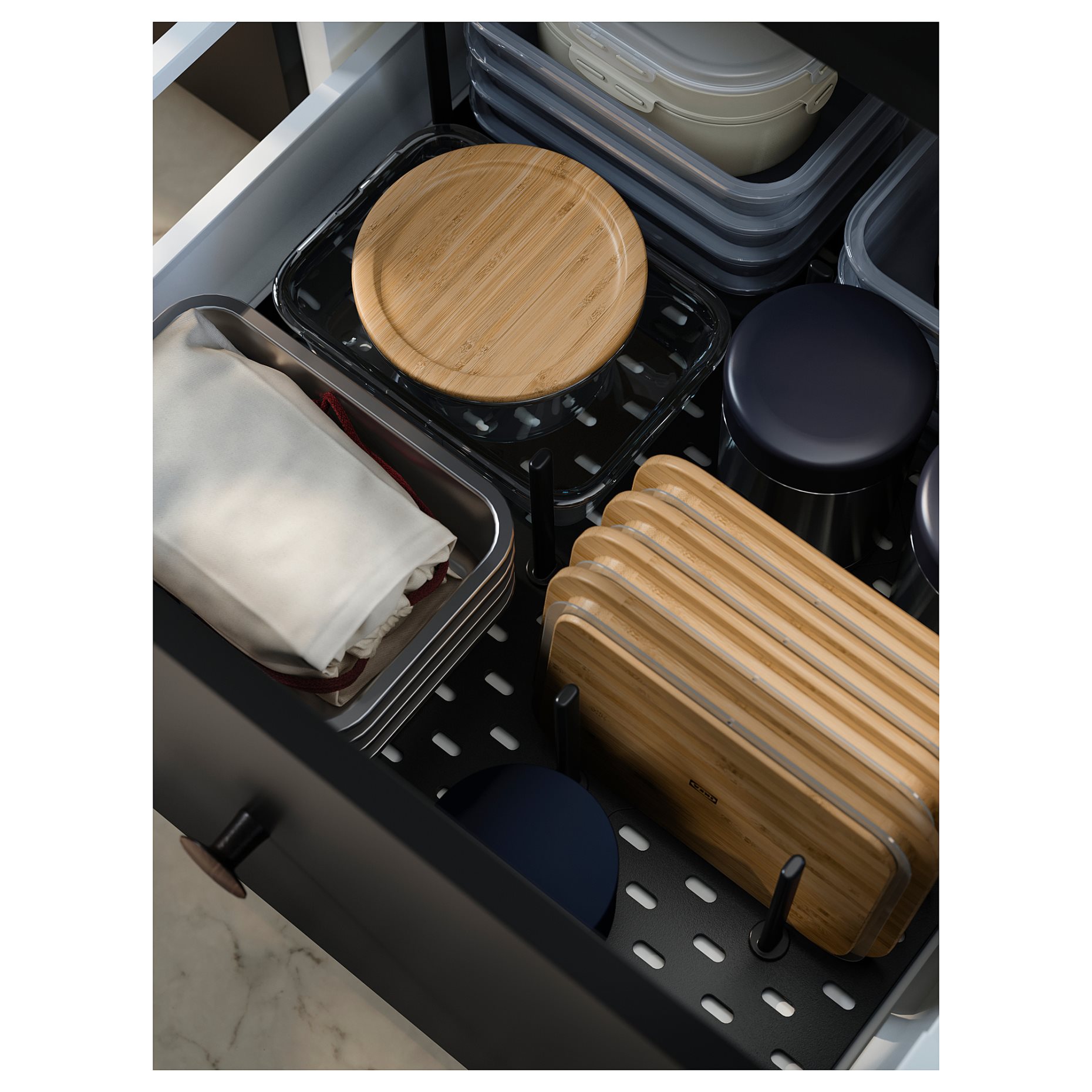 UPPDATERA, pegboard drawer organiser, 80 cm, 004.600.11