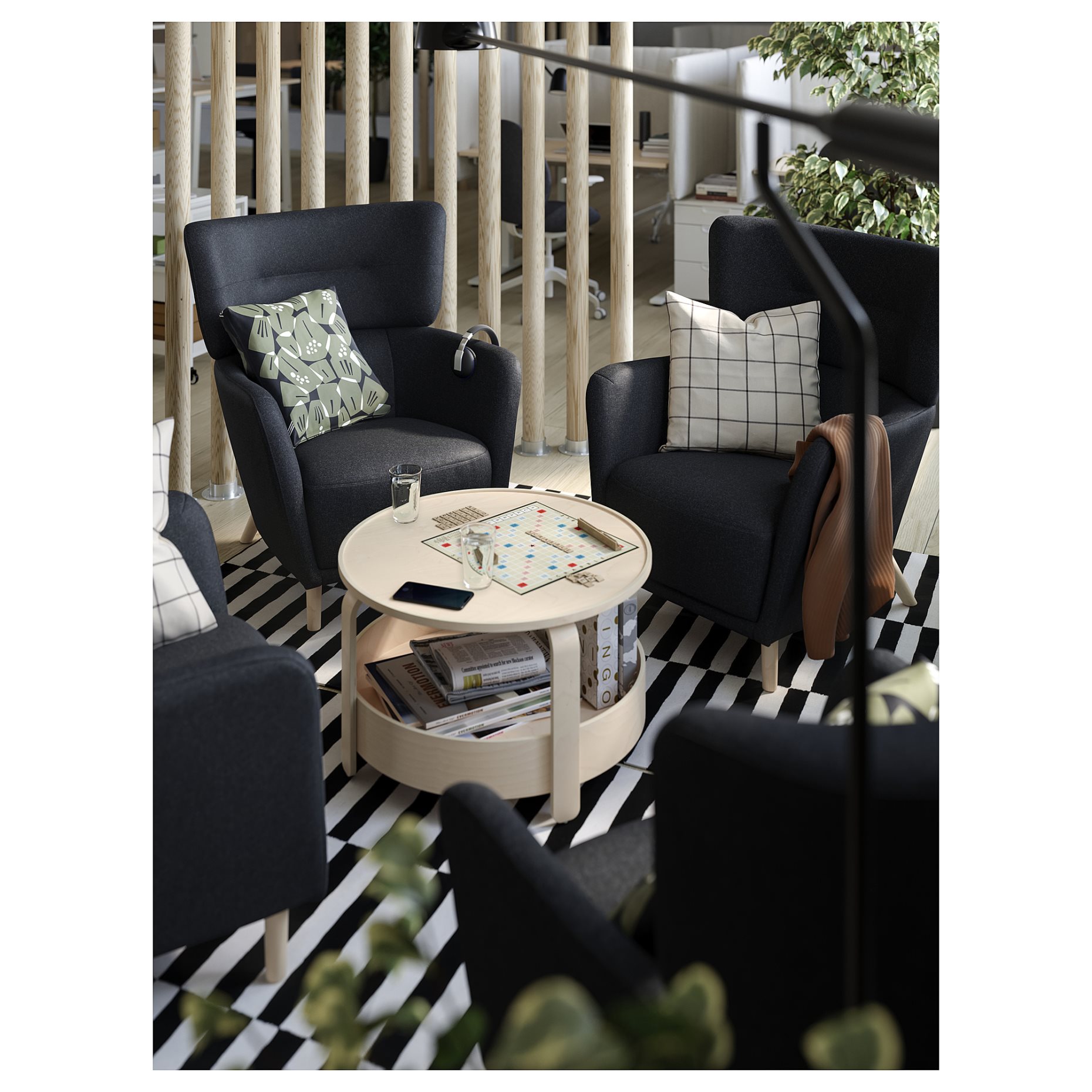 OSKARSHAMN, wing chair, 005.036.71