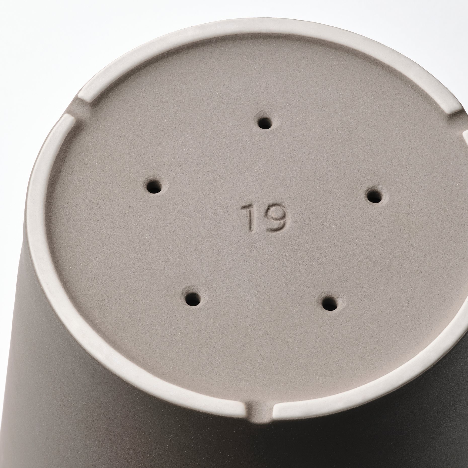 KLARBÄR, plant pot with saucer/in/outdoor, 19 cm, 005.108.22