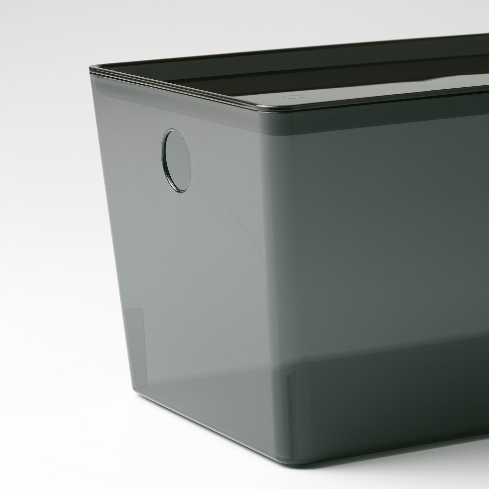 KUGGIS, κουτί με καπάκι/διαφανές, 18x26x15 cm, 005.140.33