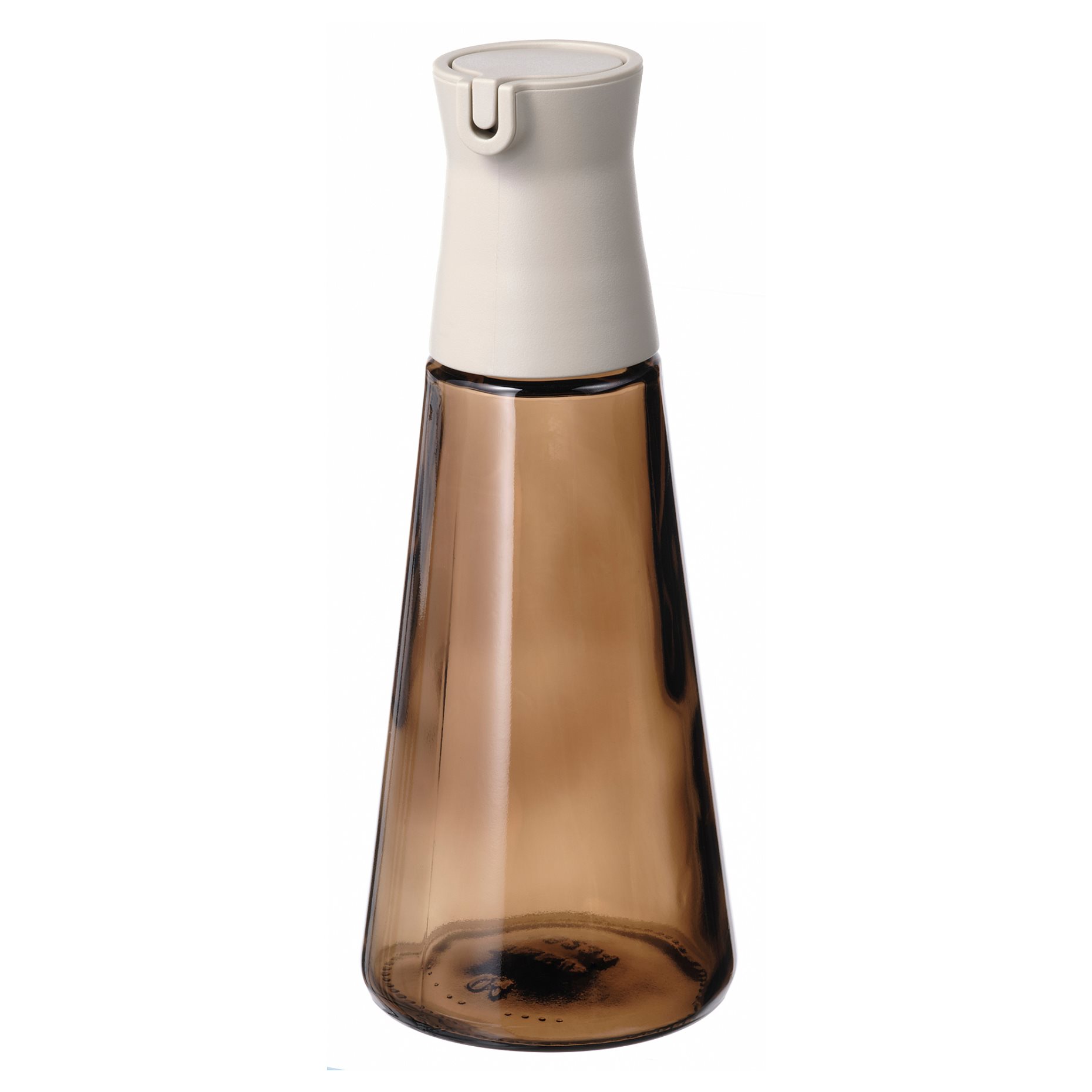 HALVTOM, bottle with pour spout/glass, 19 cm, 005.234.62