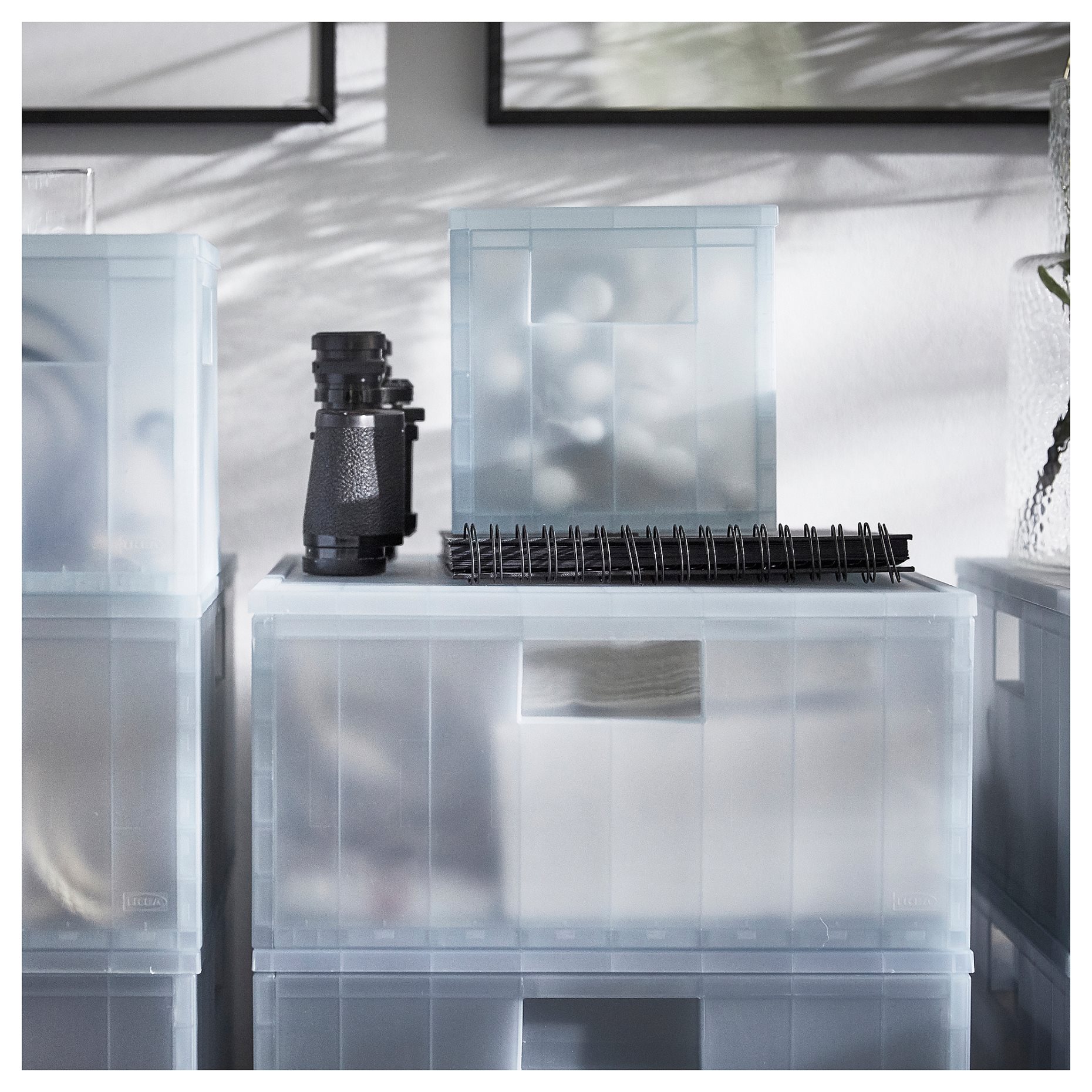 PANSARTAX, κουτί αποθήκευσης με καπάκι, 33x33x16.5 cm, 005.254.04