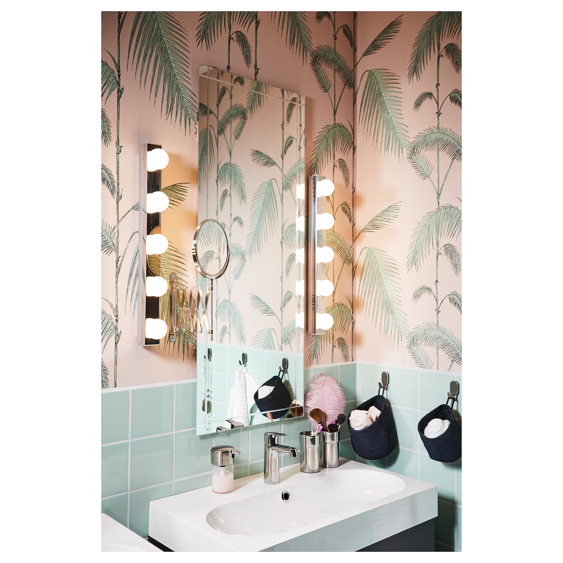 LEDSJÖ, wall lamp with built-in LED light source, 005.297.94