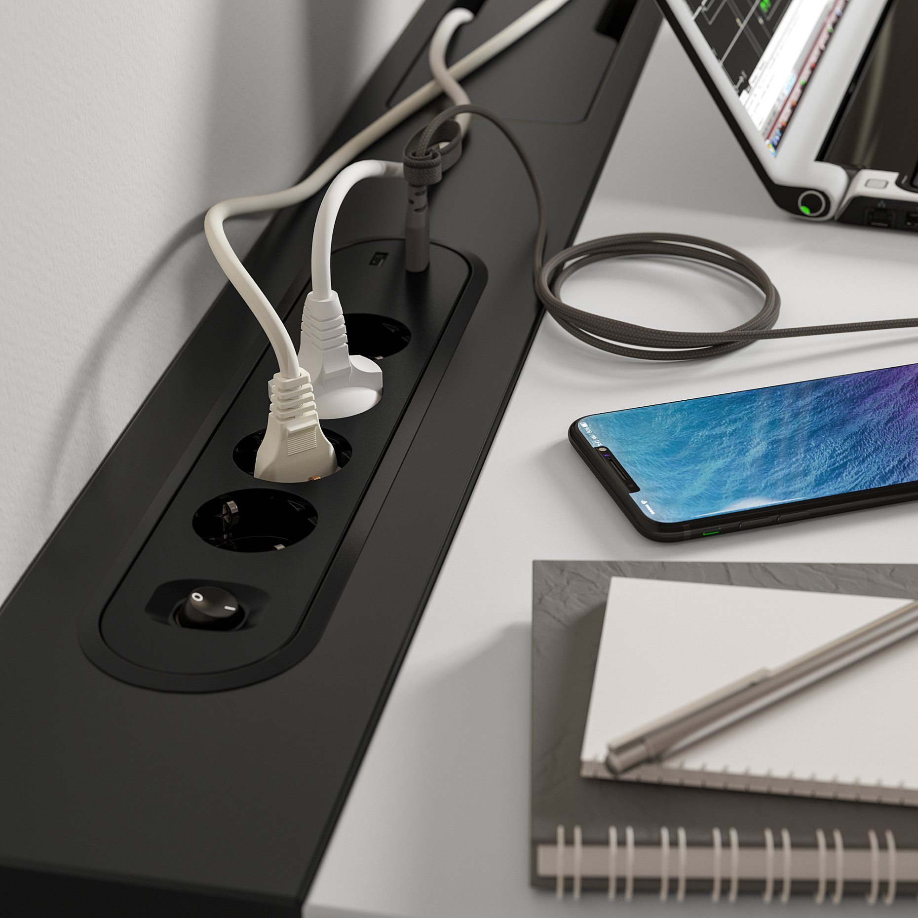 MITTZON, μονάδα πρίζας, 120x12 cm, 005.312.59