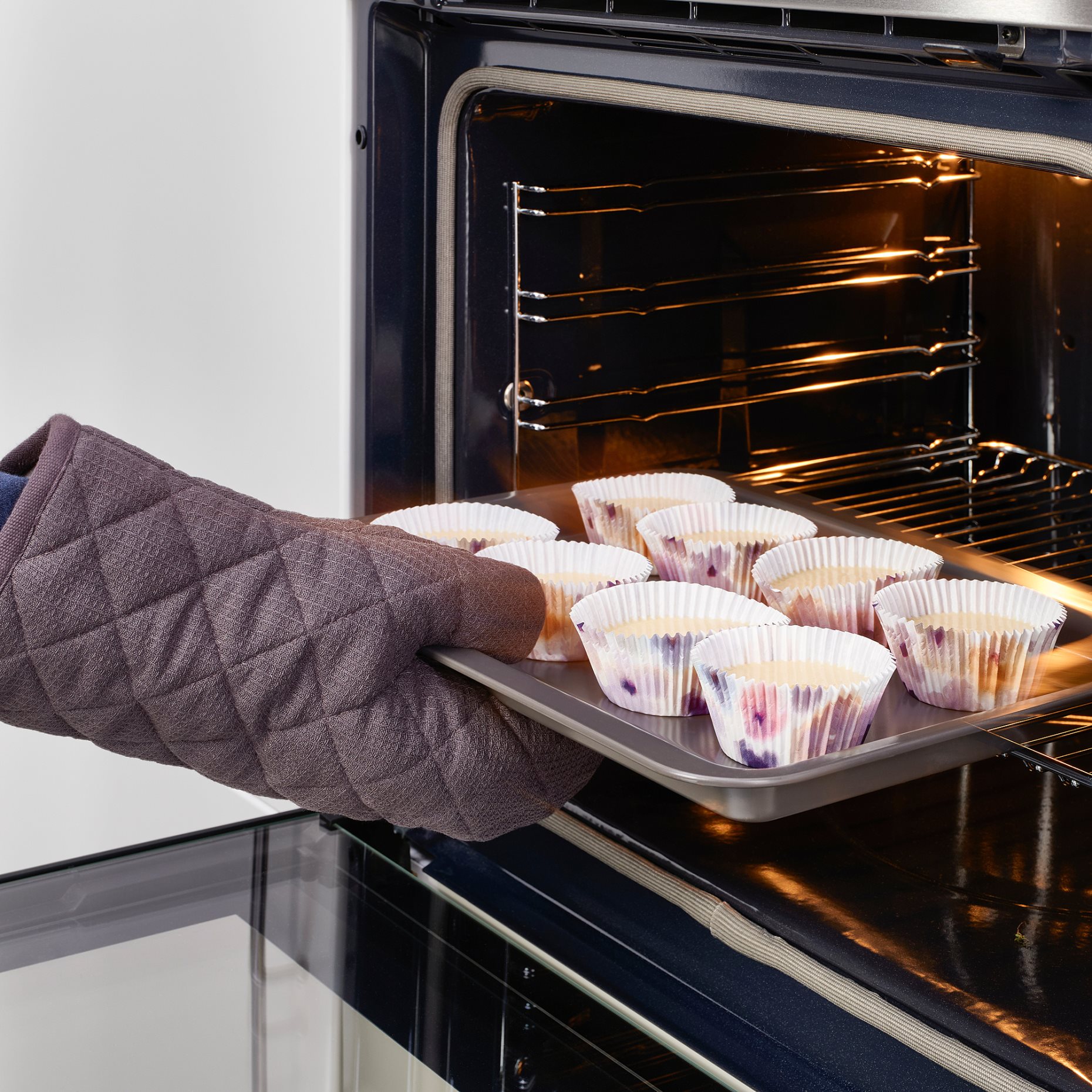 SOMMARFLOX, baking cup/patterned/flower, 65 pack, 005.459.11