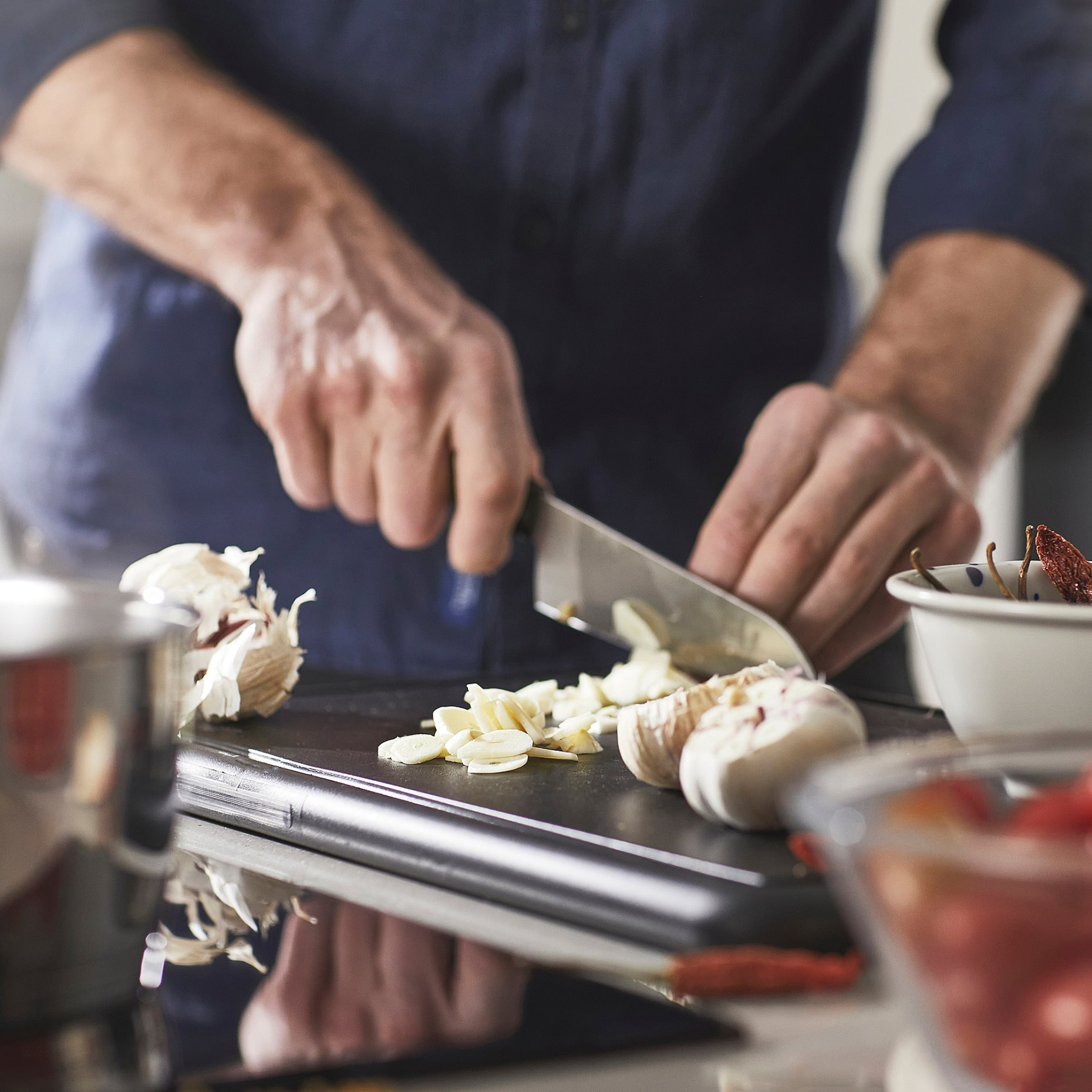 SLATROCKA, 4-piece cookware kit with detachable handle, 005.605.86