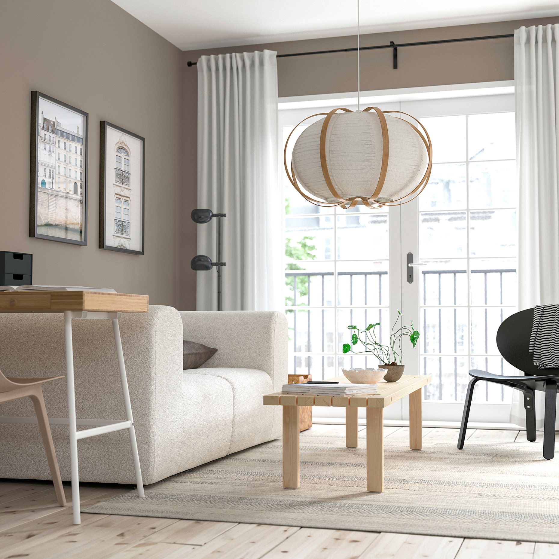 TAGGTOFS, καπέλο φωτιστικού οροφής, 67 cm, 005.667.34