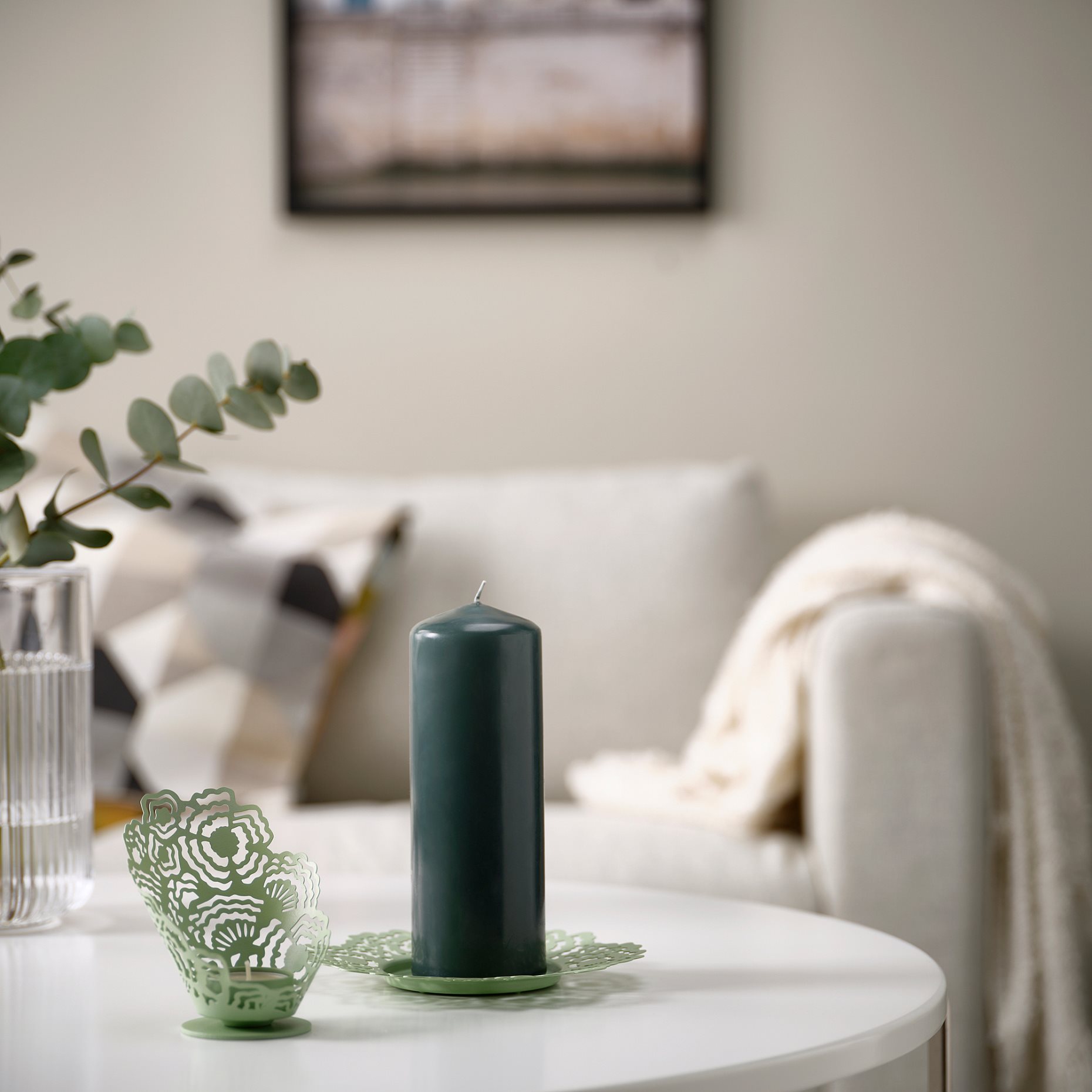 SILKESTRÄD, candle dish, 18 cm, 005.705.28