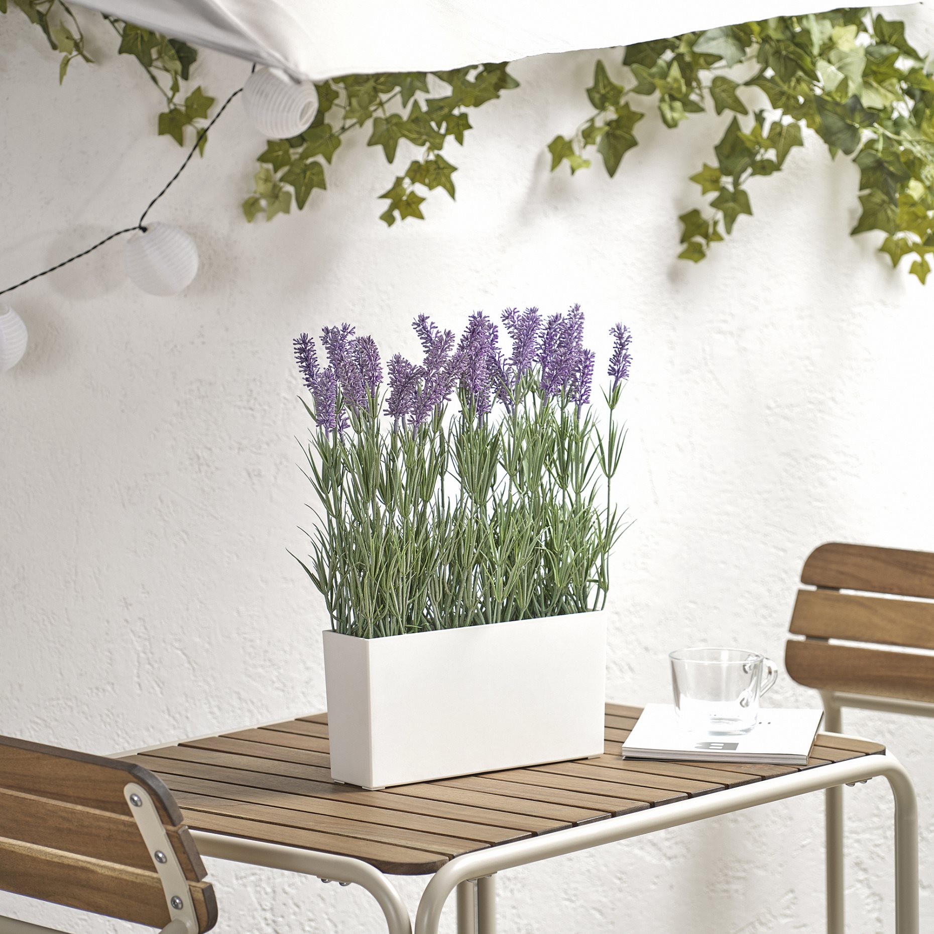 FEJKA, artificial potted plant with pot/in/outdoor Lavender, 005.863.55