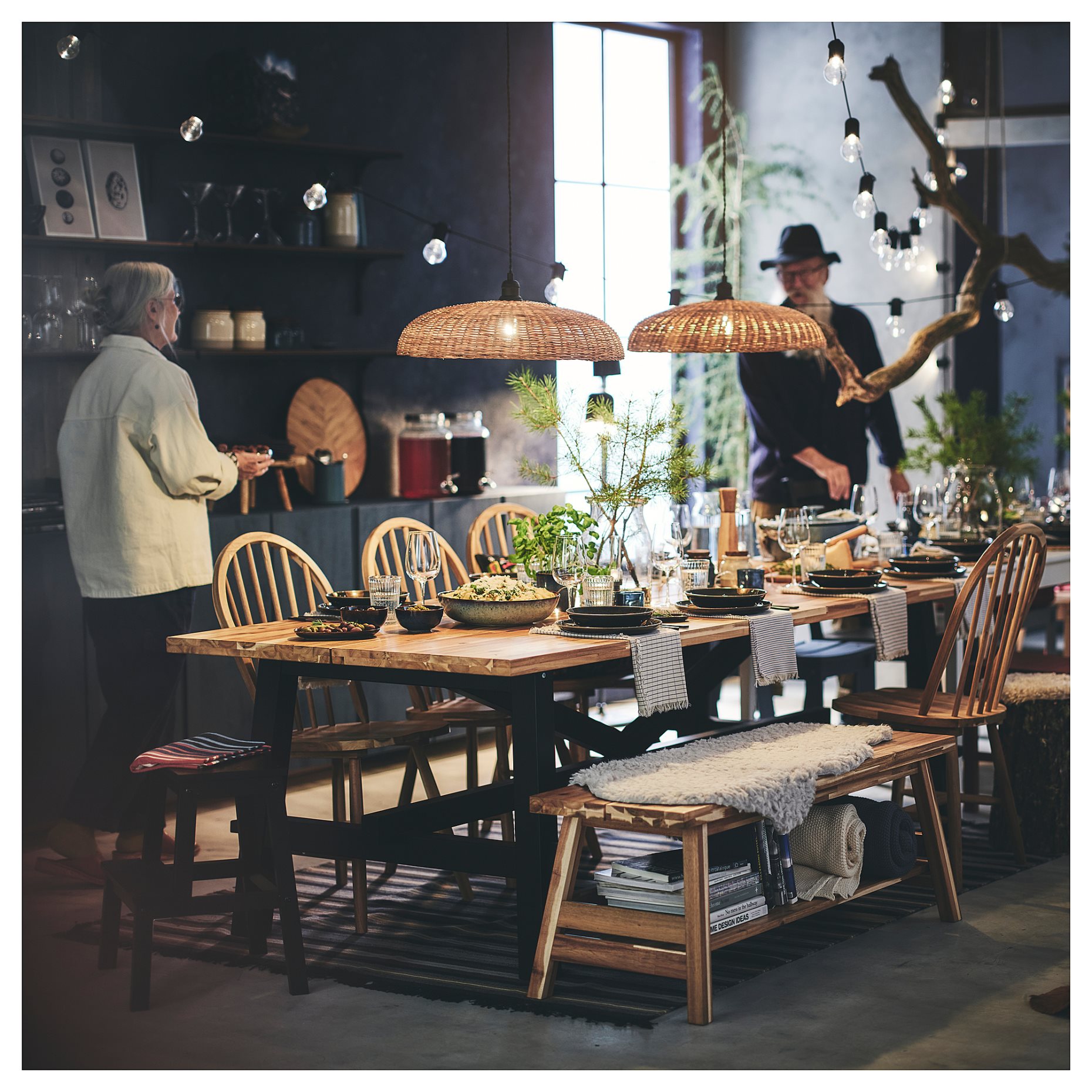 NARRKOLV, φωτιστικό οροφής, 56 cm, 005.943.41