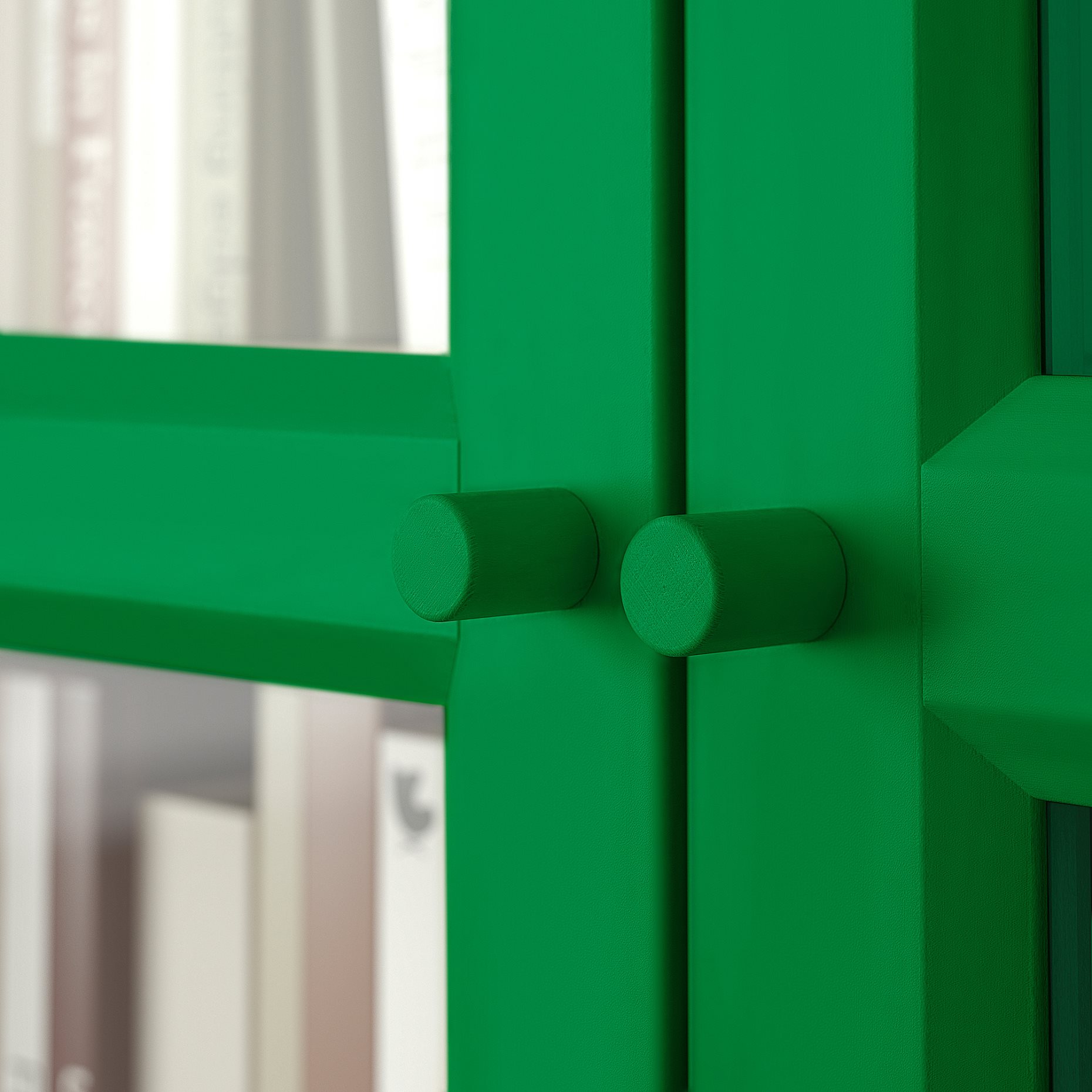 BILLY, bookcase with glass-doors, 80x30x202 cm, 005.949.25