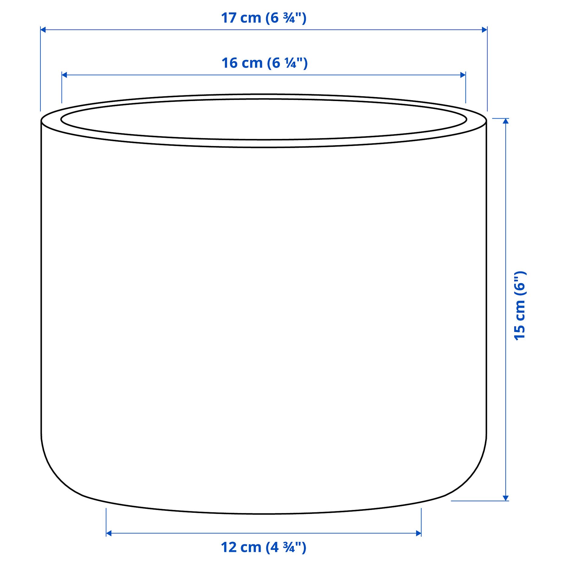 BUSKKAPRIFOL, plant pot in/outdoor, 15 cm, 005.958.97