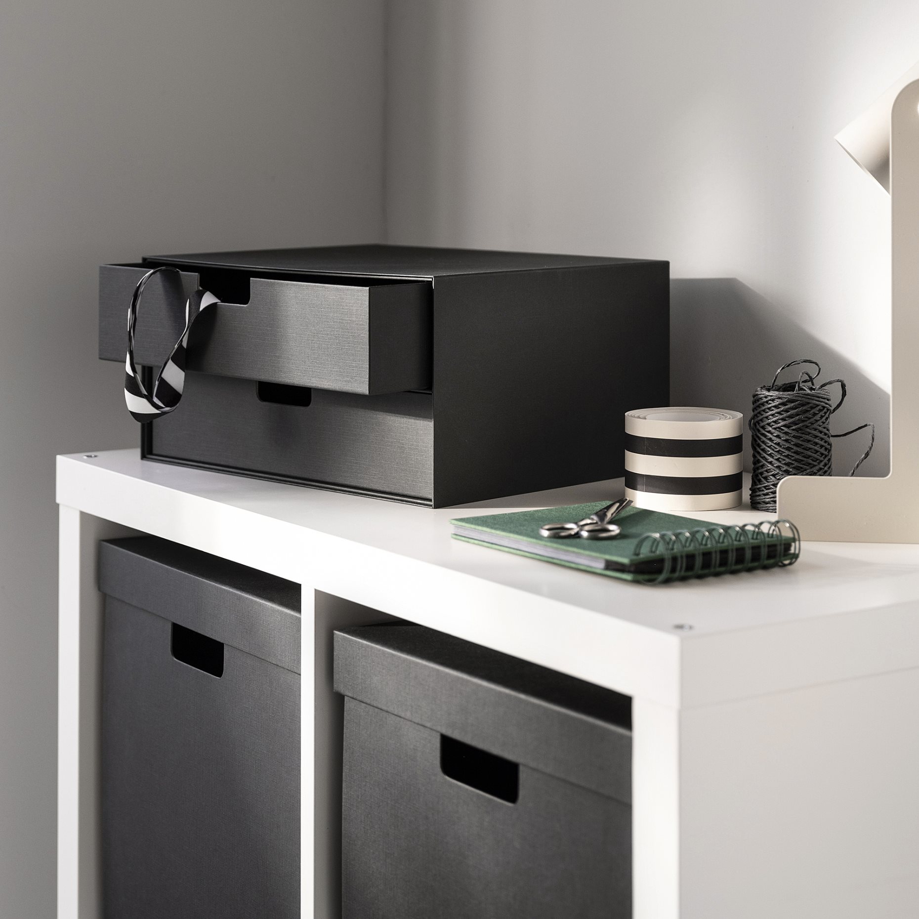 FJÄDERHARV, mini chest with 2 drawers, 32x25 cm, 005.968.92