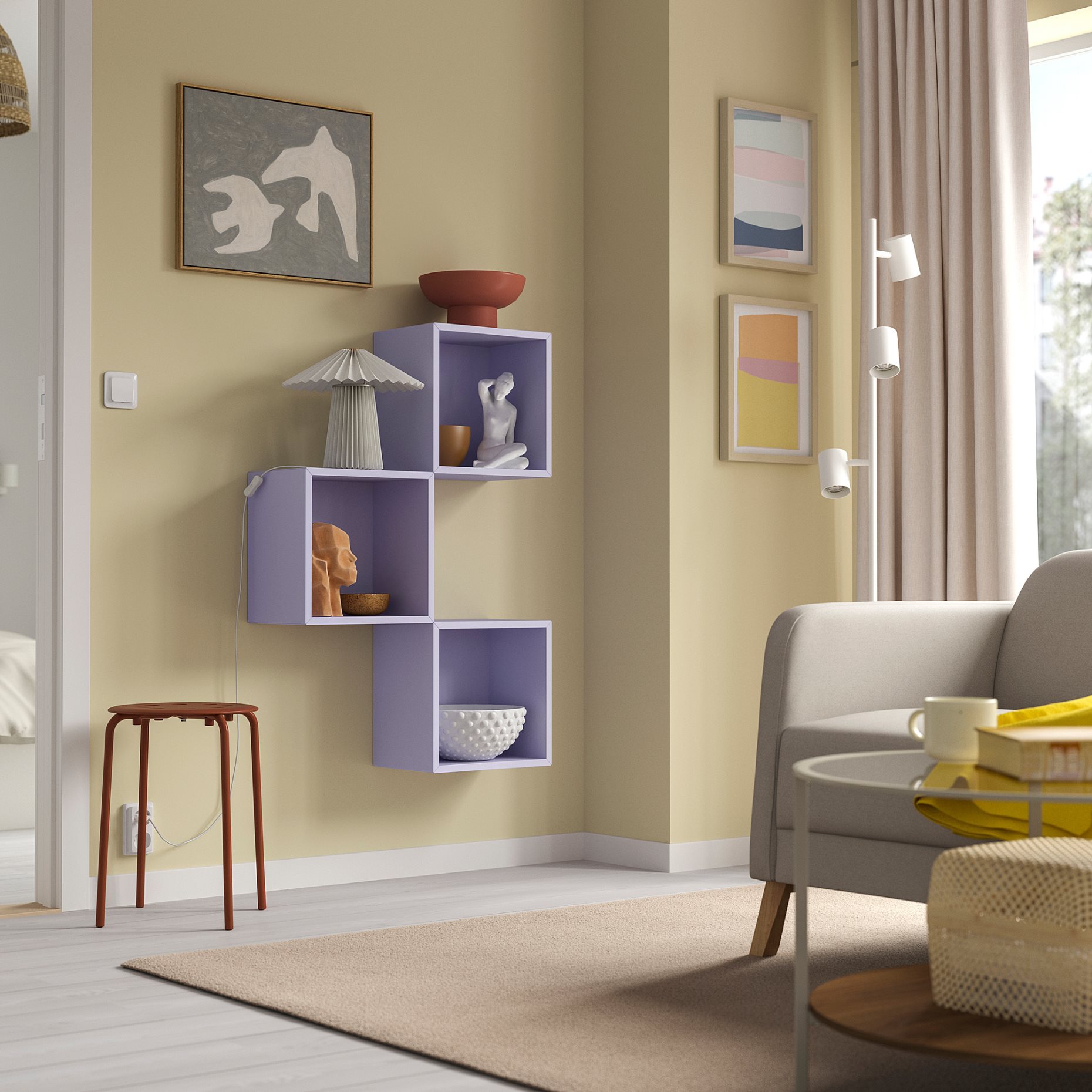 BLODFLÄDER, picture/two birds, 40x50 cm, 006.019.21