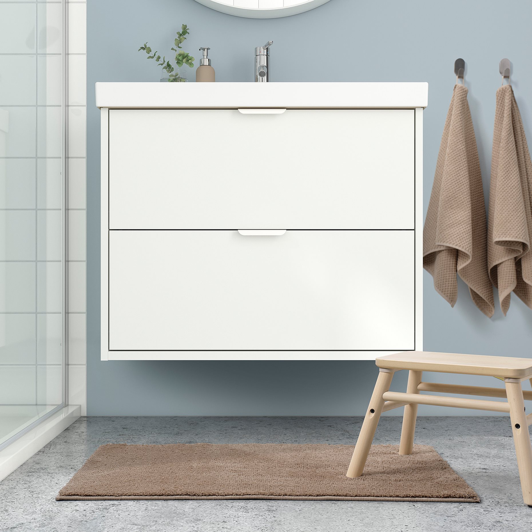 BACKMÅRA, bath mat, 50x80 cm, 006.031.66