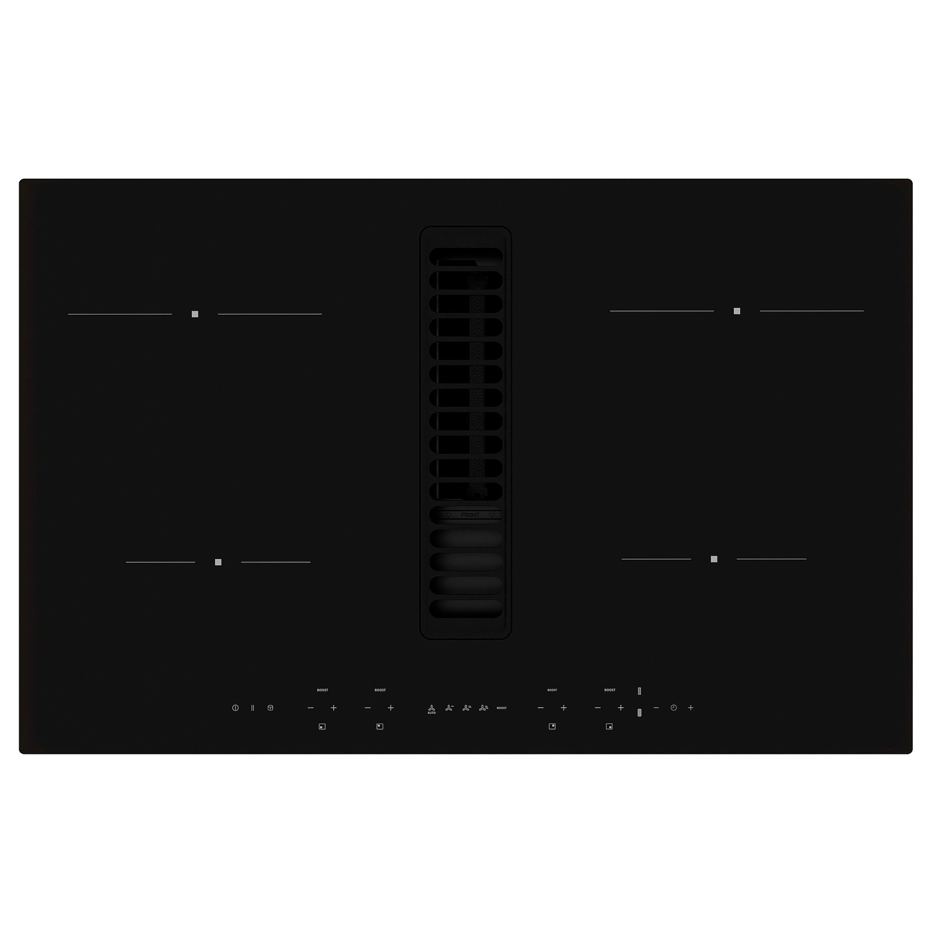 TÄCKNAN, induction hob/integrated extractor/IKEA 300, 80 cm, 006.072.87