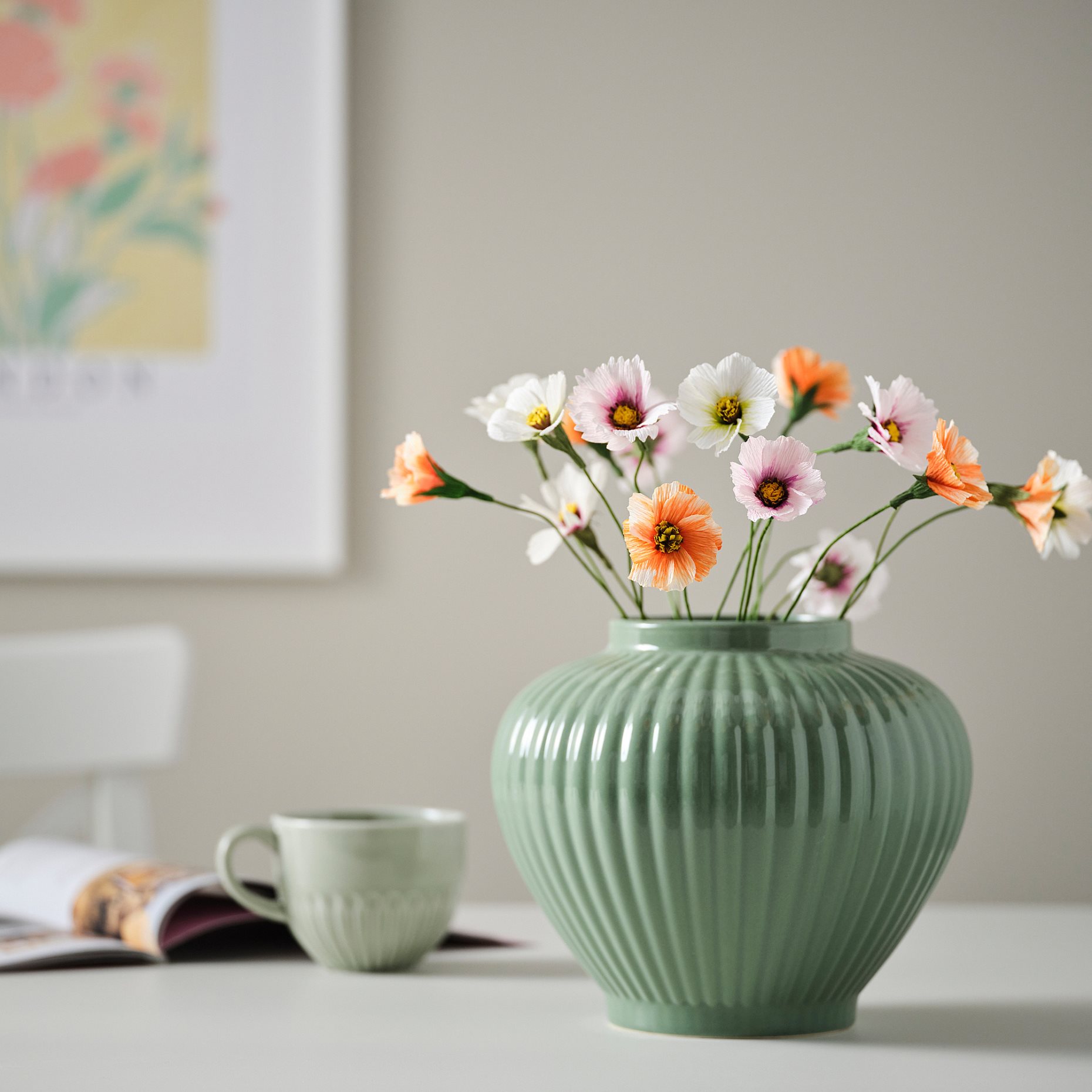 GULDSPETT, artificial flower/cosmos, 35 cm, 006.149.47