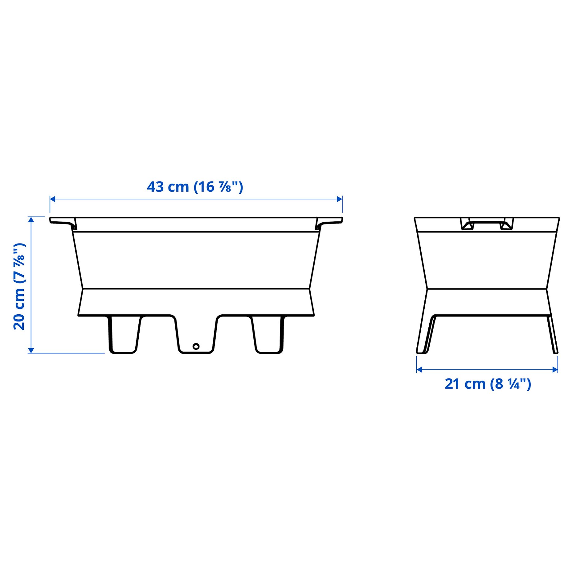 SOLUPPGÅNG, ψησταριά, 21x43 cm, 006.213.06