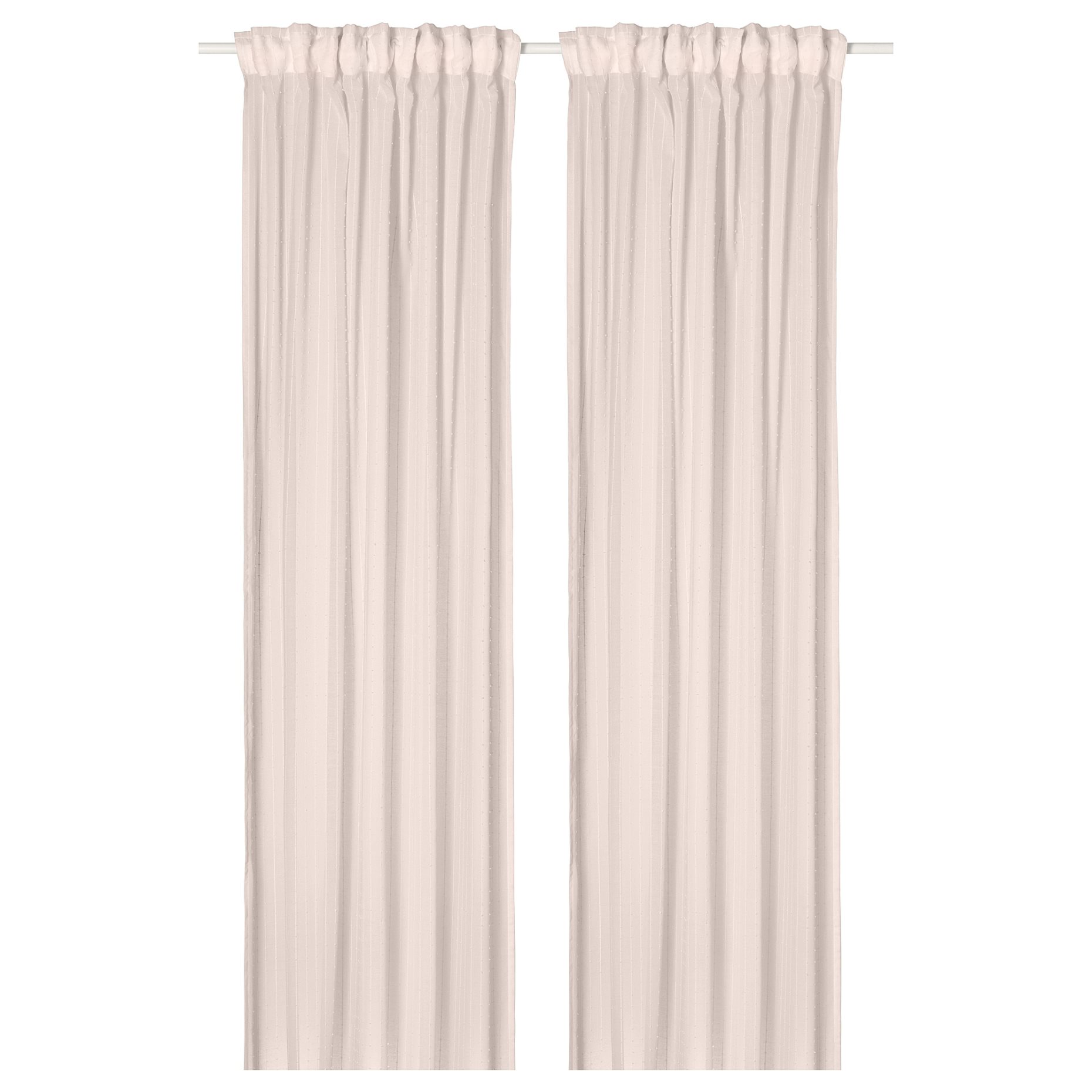 MATILDA, διαφανής κουρτίνα με τρέσα, 2 τεμ. 145x280 cm, 006.293.07