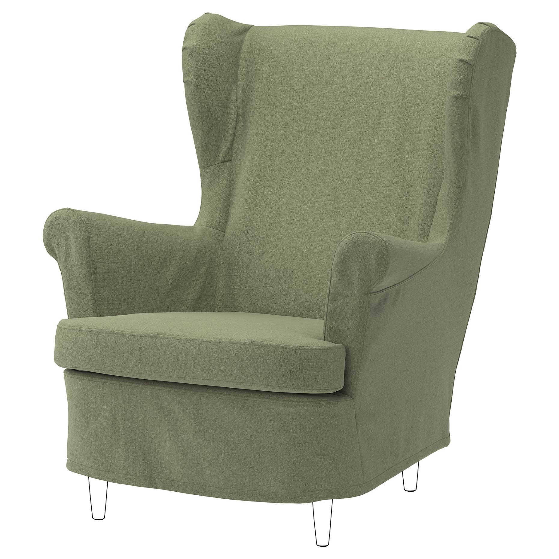 STRANDMON, slipcover for wing chair, 006.328.52