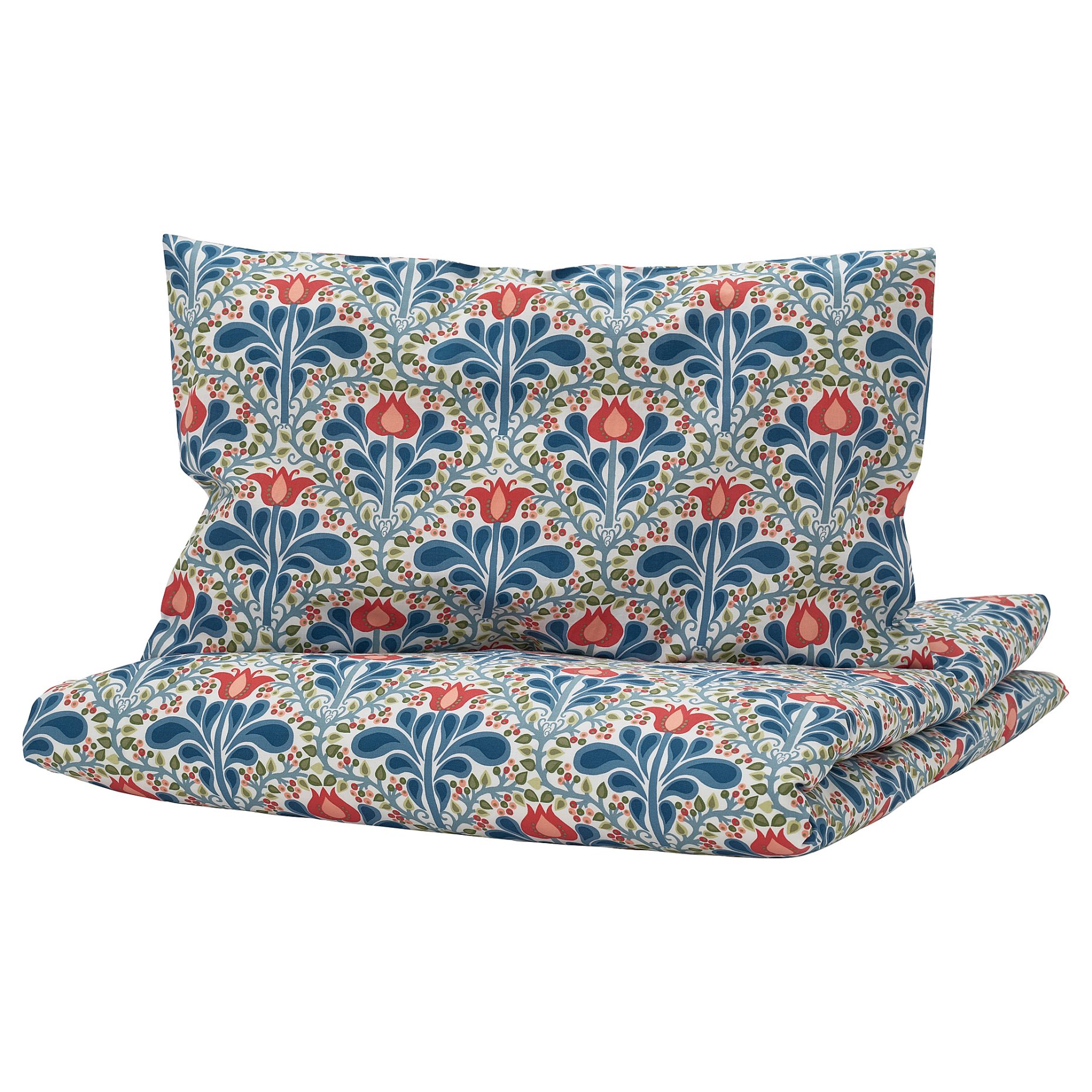 SÄTERVIDE, duvet cover 1 pillowcase for cot, 110x125/35x55 cm, 006.370.67