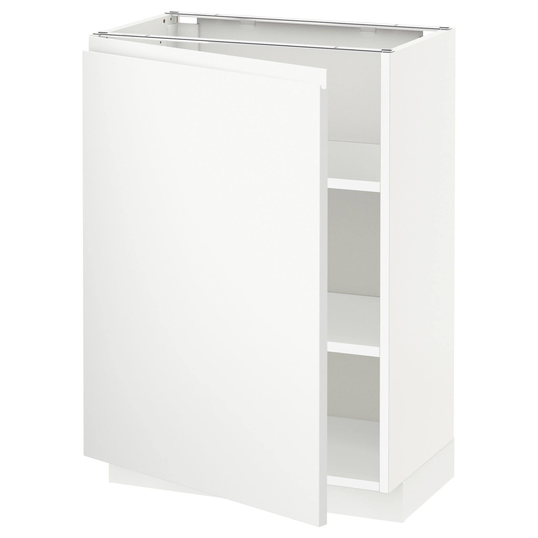 METOD, base cabinet with shelves, 60x37 cm, 094.559.20