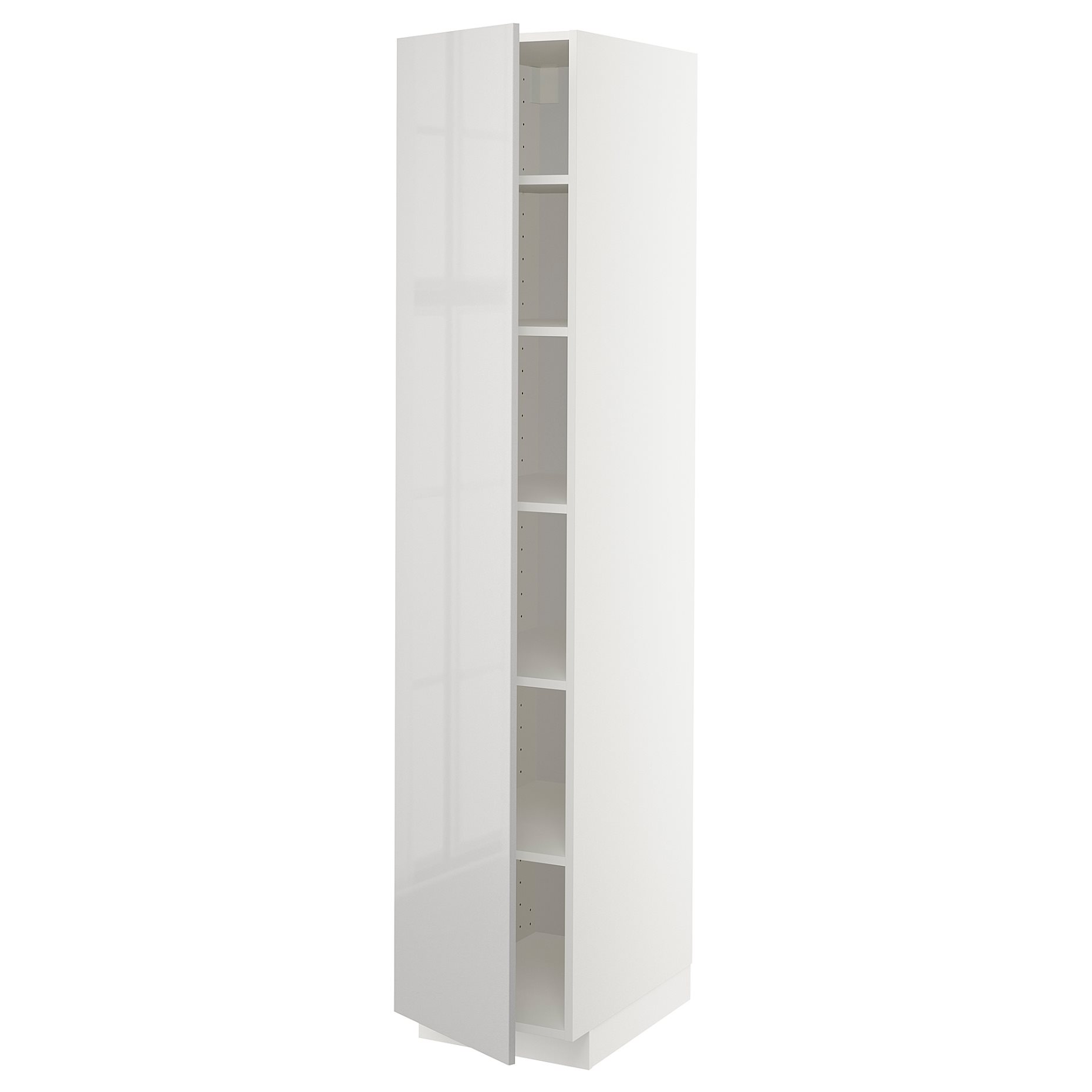 METOD, ψηλό ντουλάπι με ράφια, 40x60x200 cm, 094.591.74