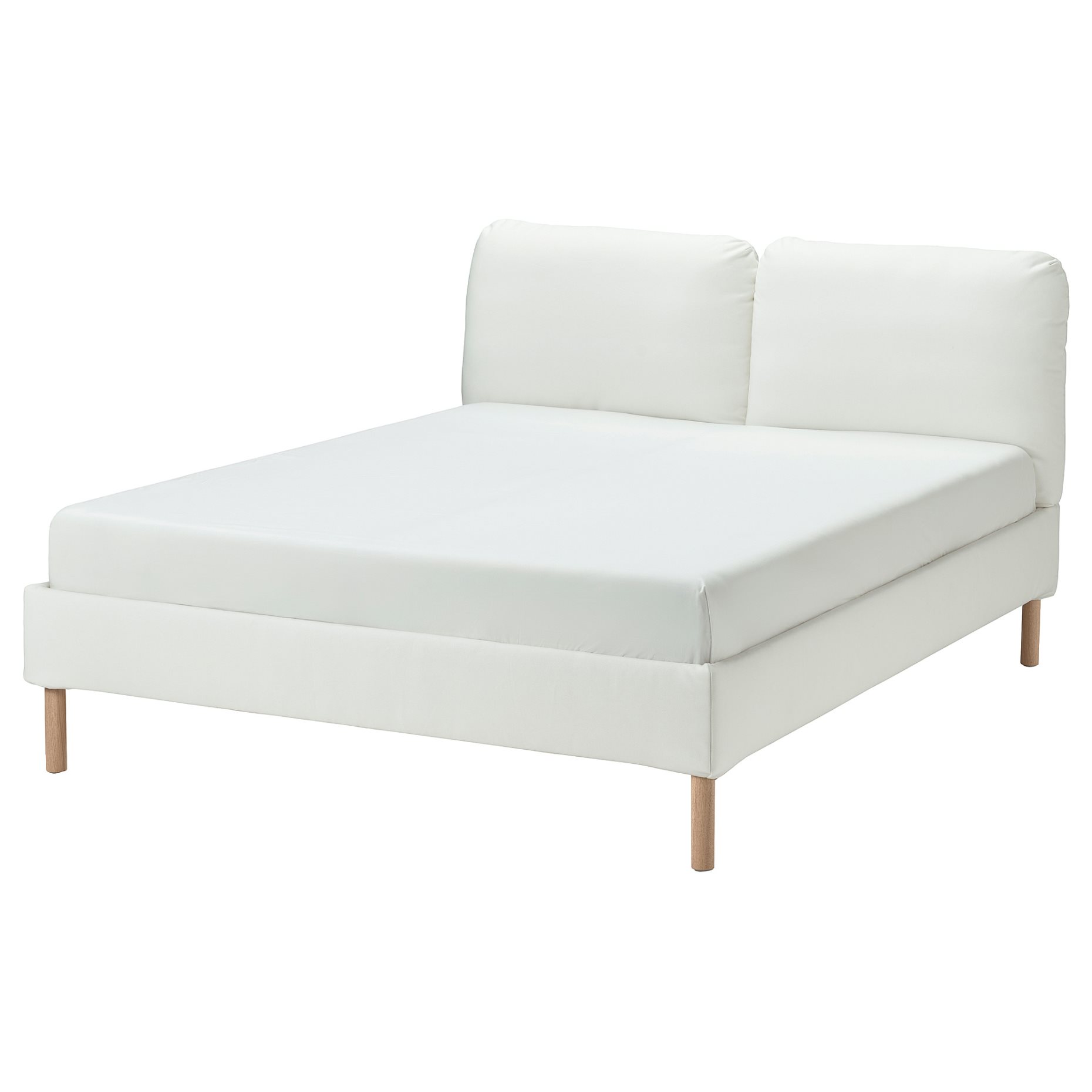 SAGESUND, upholstered bed frame, 160x200 cm, 095.026.91