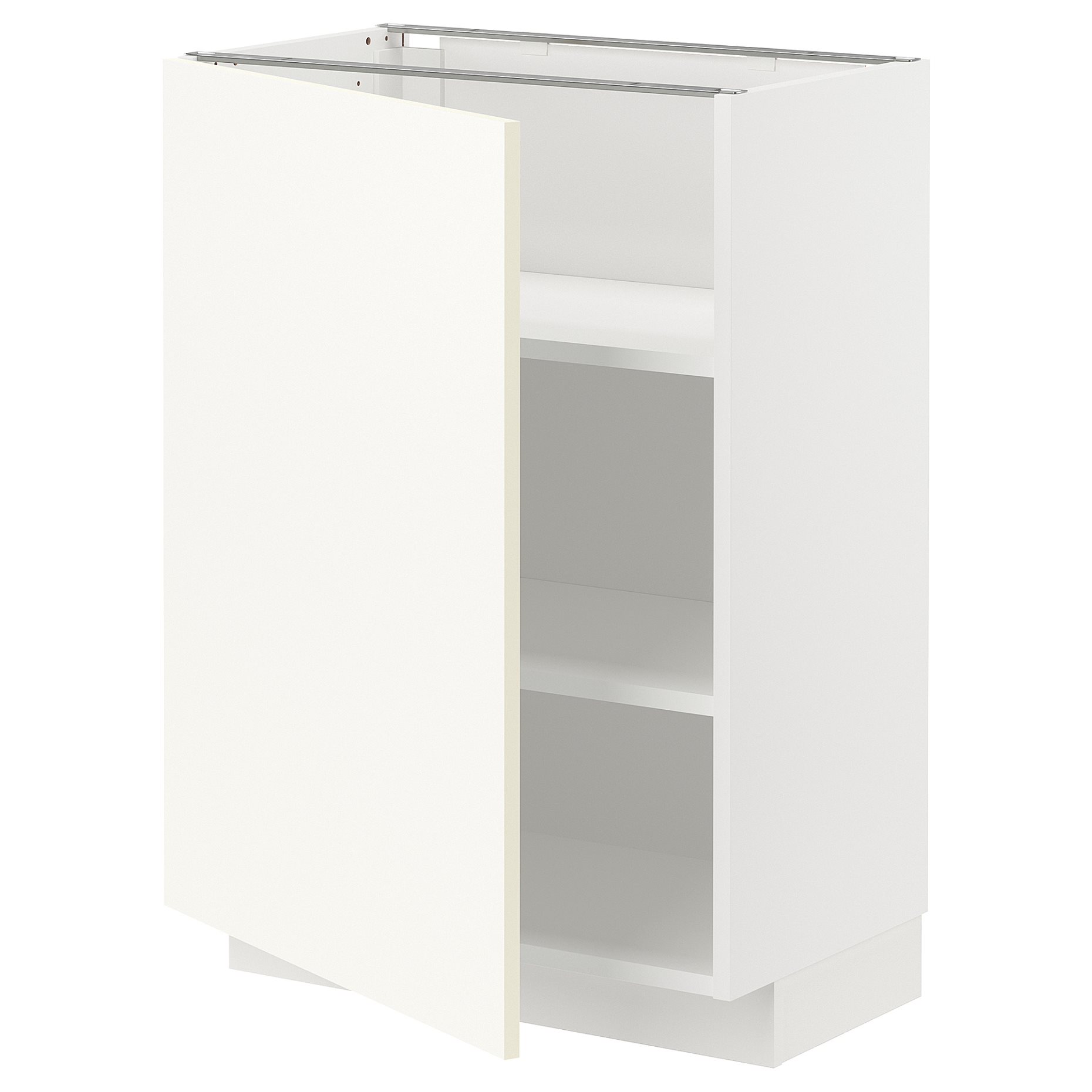 METOD, base cabinet with shelves, 60x37 cm, 095.071.32