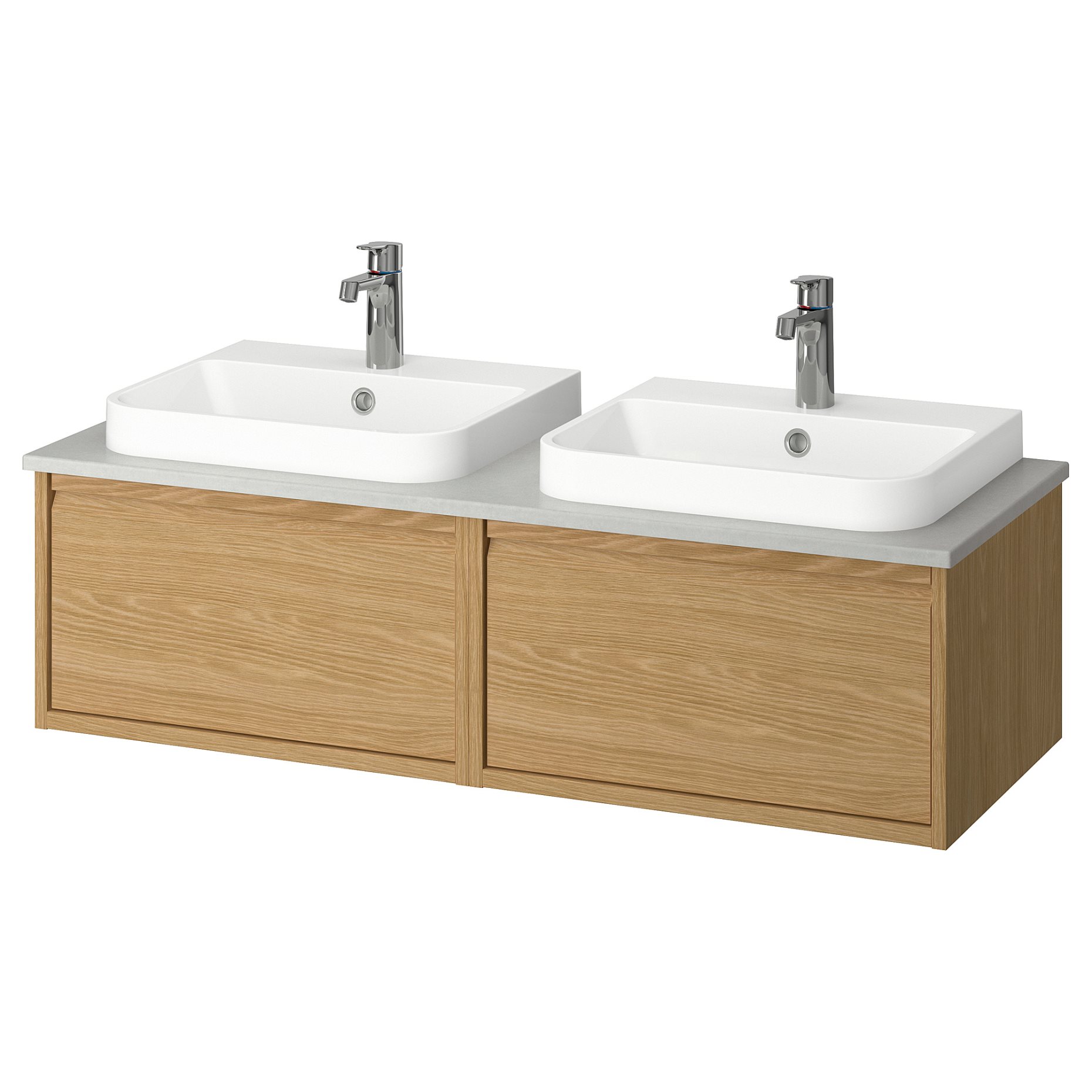 ANGSJON/BACKSJON, wash-stand/wash-basin/taps, 122x49x41 cm, 095.286.05