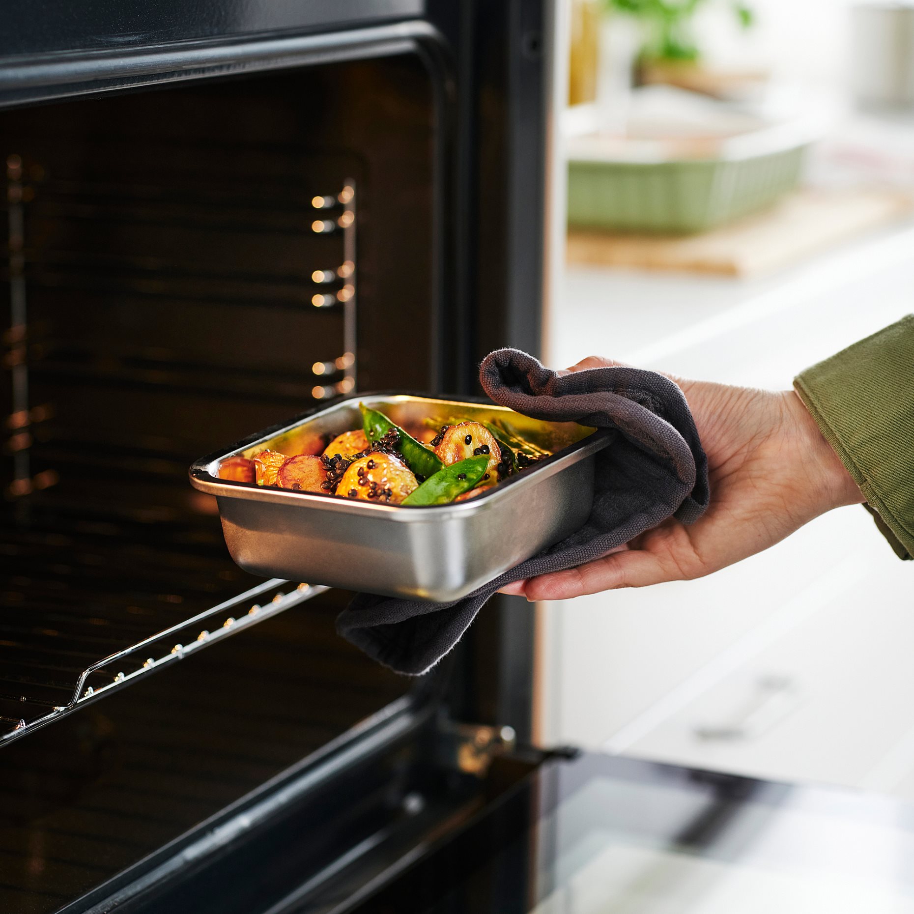 IKEA 365+, δοχείο τροφίμων με καπάκι/τετράγωνο, 600 ml, 095.631.18