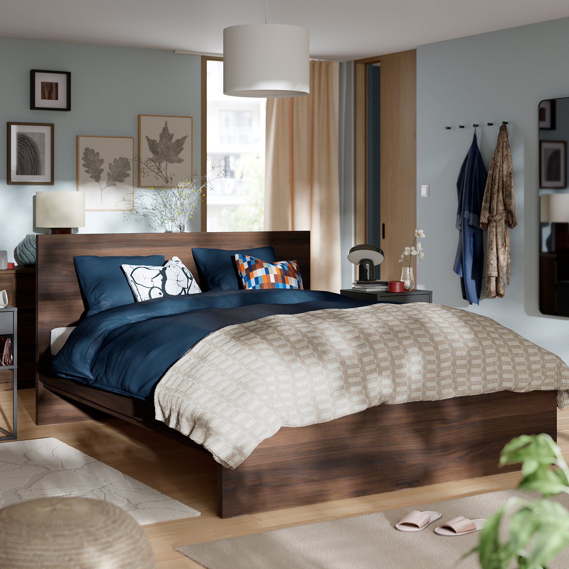 STORKLINTA, bed frame, 160x200 cm, 096.279.88