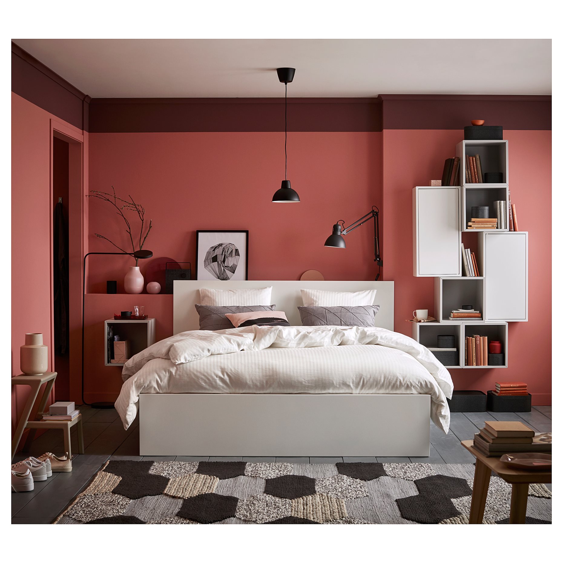 MALM bed frame/high, 160X200 cm 09929373 | IKEA Greece