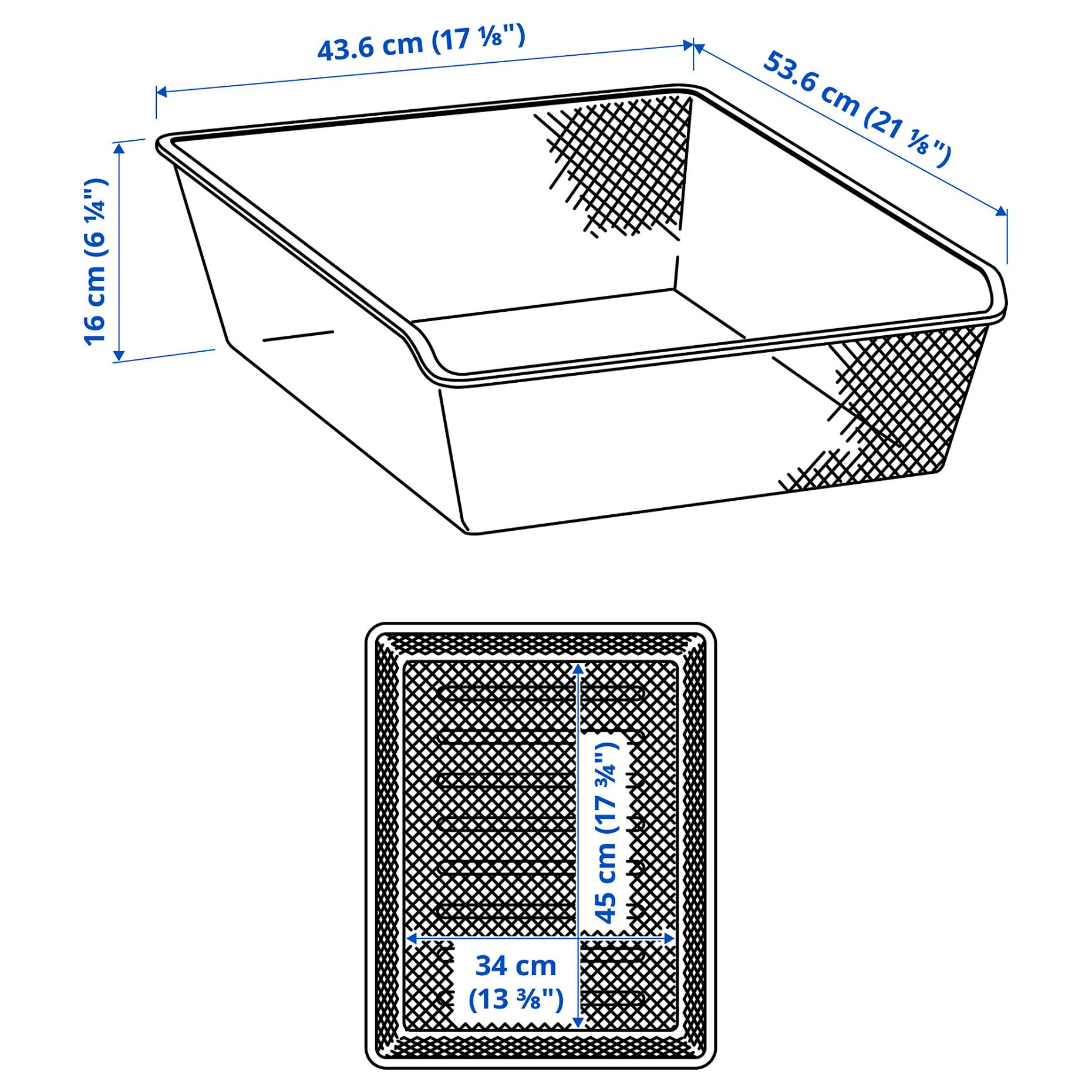 KOMPLEMENT, mesh basket, 102.573.06