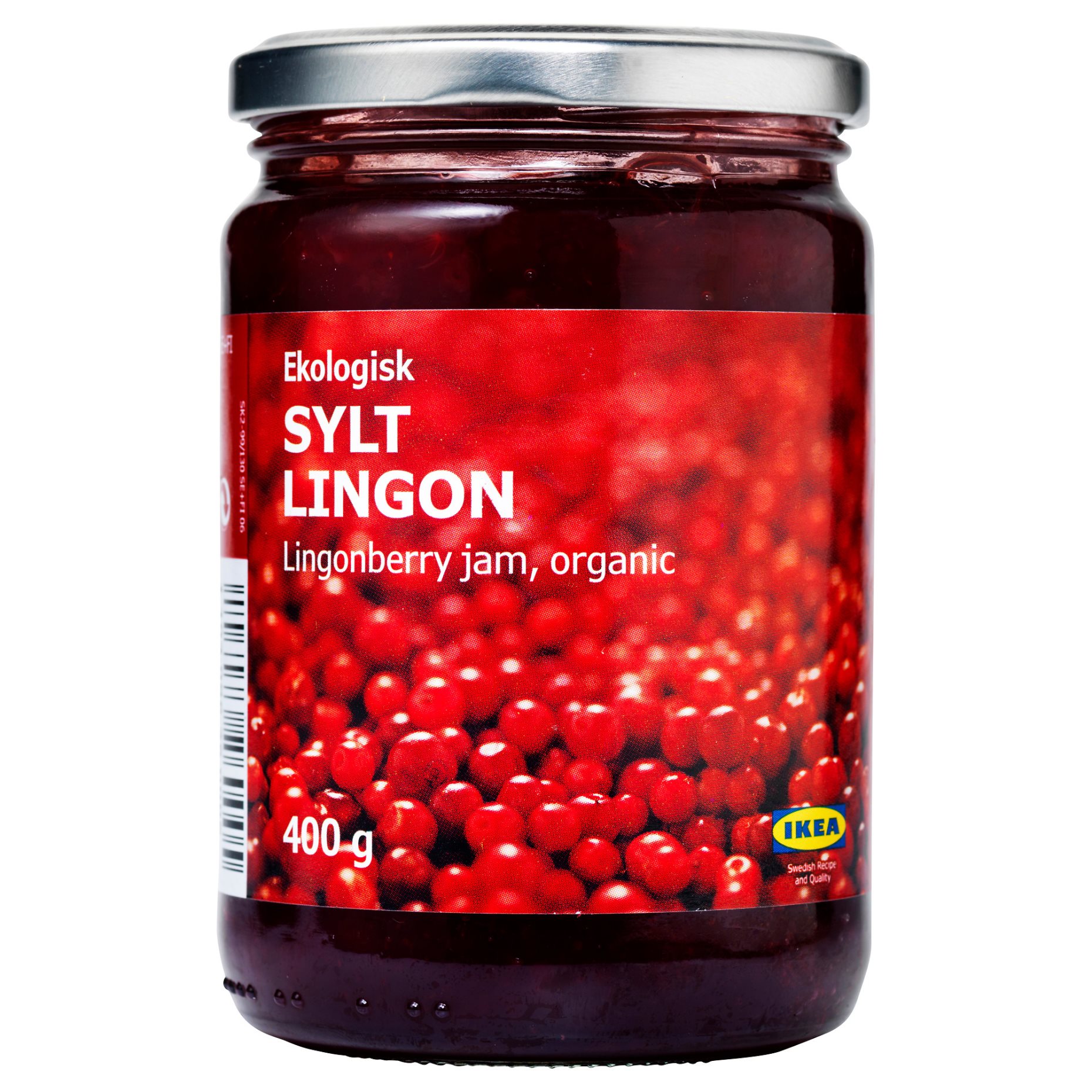 SYLT LINGON, lingonberry jam organic, 400 g, 103.086.26