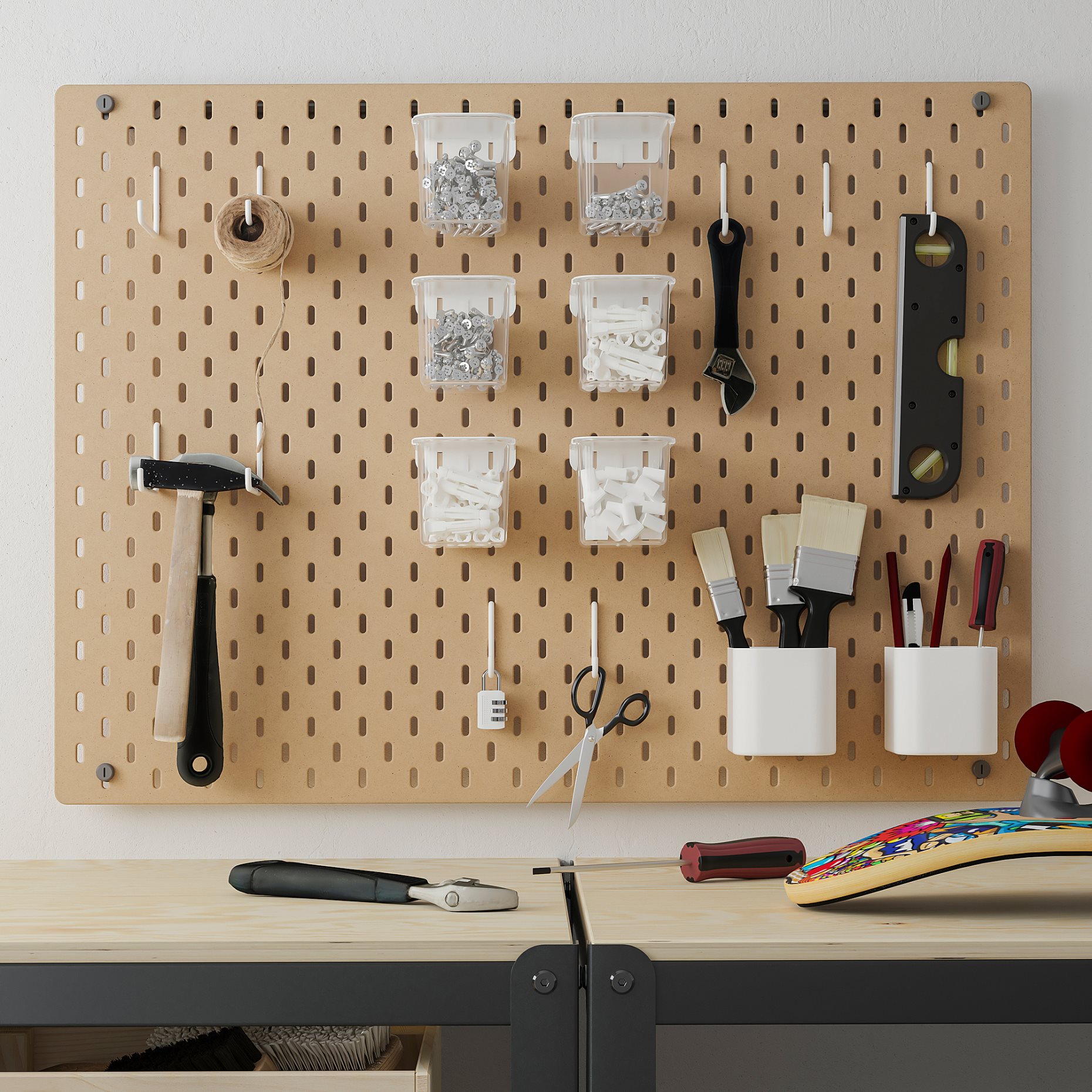 SKÅDIS, pegboard, 76x56 cm, 103.471.71