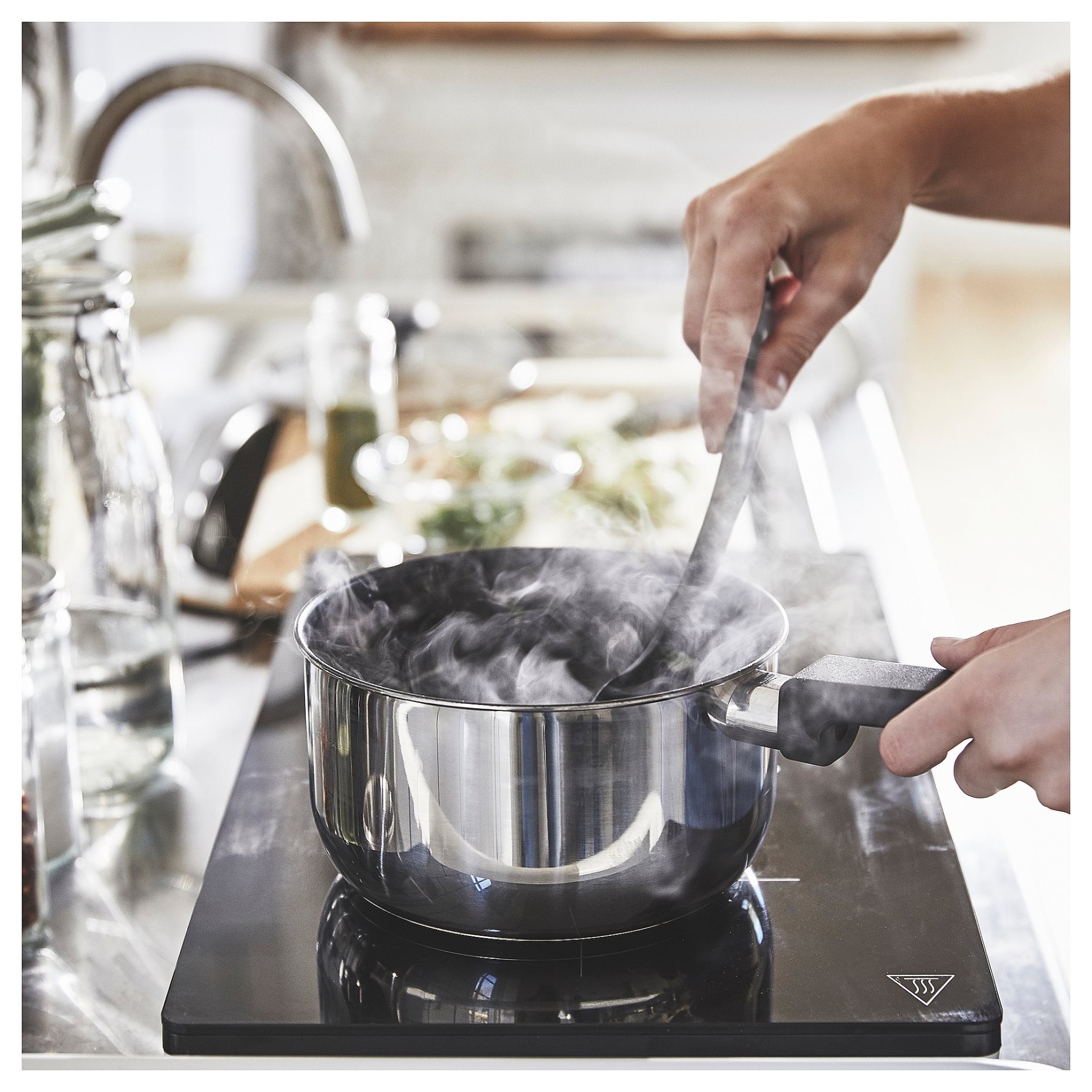 MIDDAGSMAT, κατσαρόλα με καπάκι/αντικολλητική επένδυση, 2 l, 104.637.21